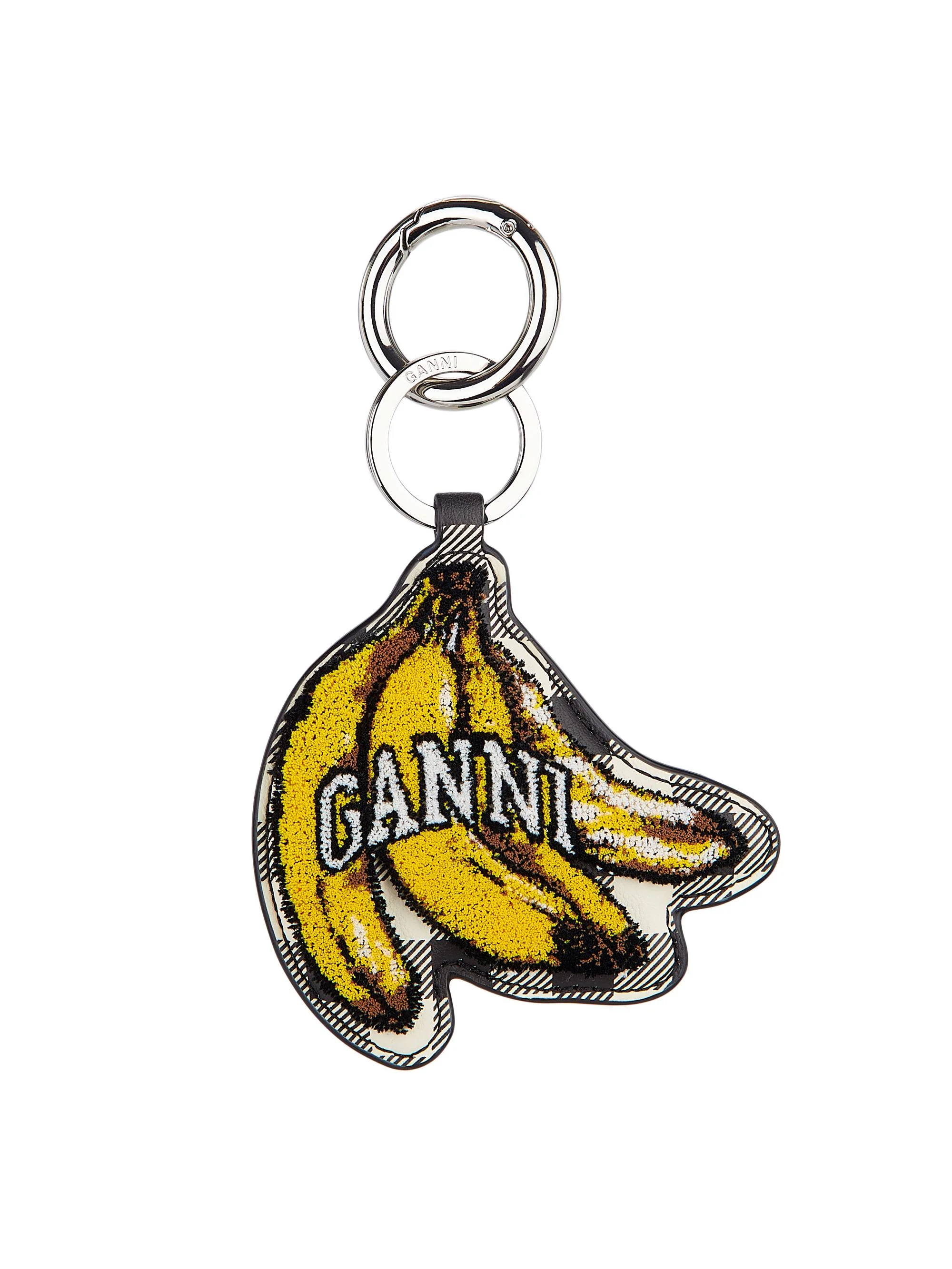 Women's Banana Keyring Velvet - Black - 1