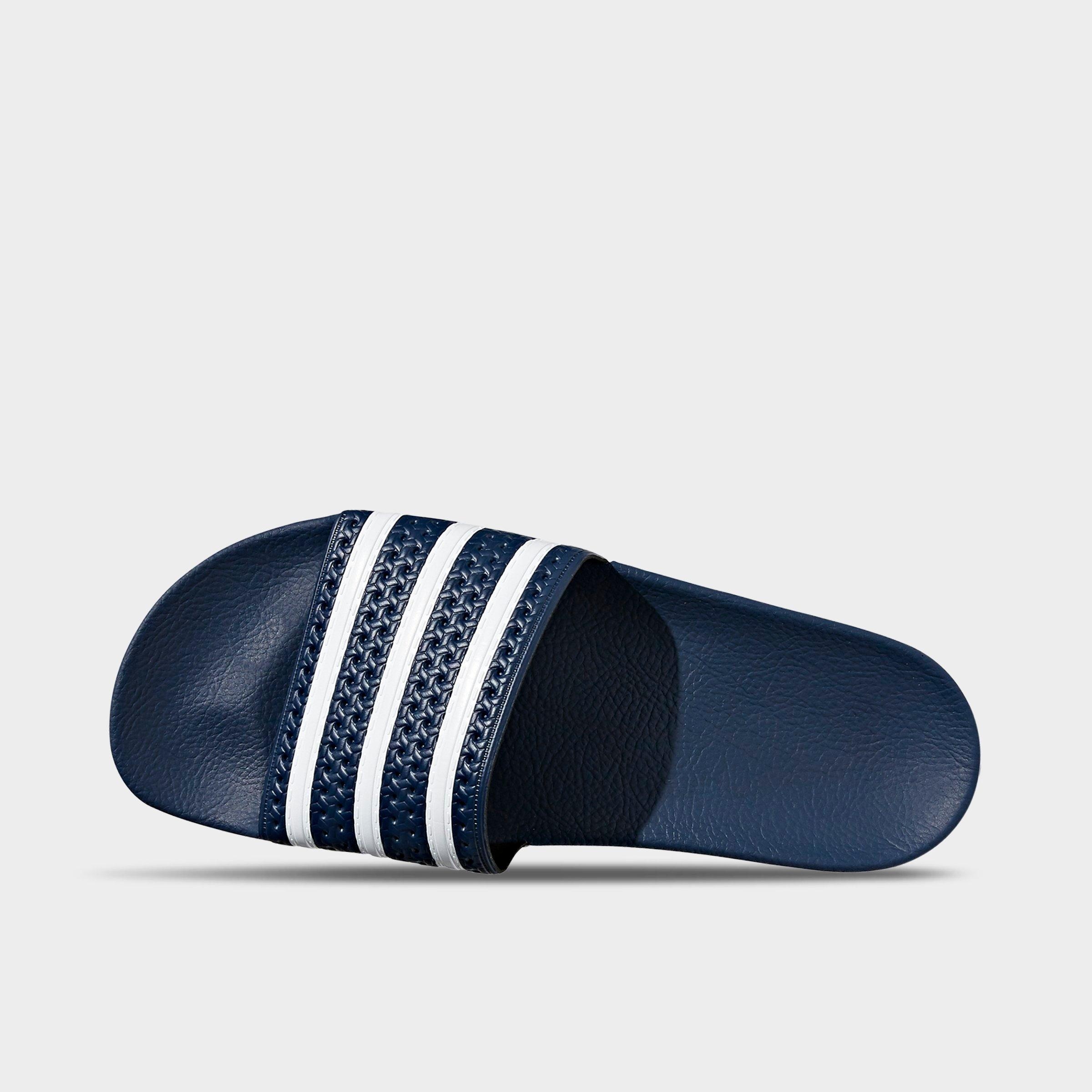 MEN'S ADIDAS ORIGINALS ADILETTE SLIDE SANDALS - 5