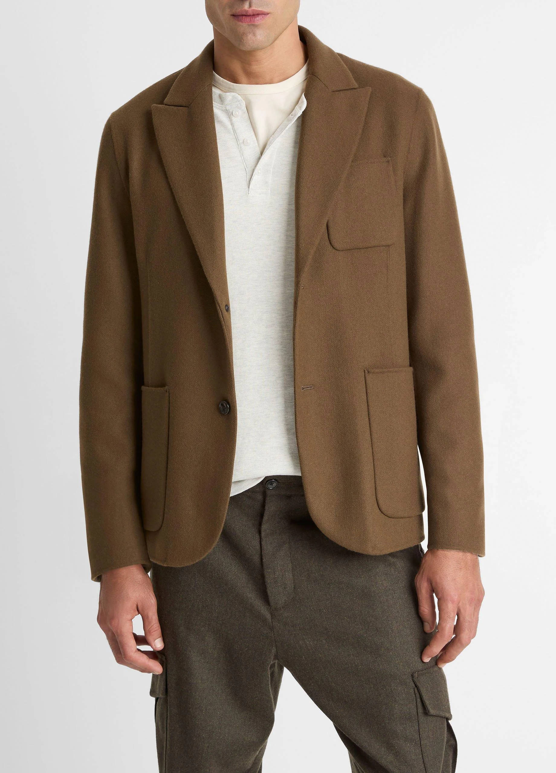 Italian Splittable Wool-Blend Blazer - 1