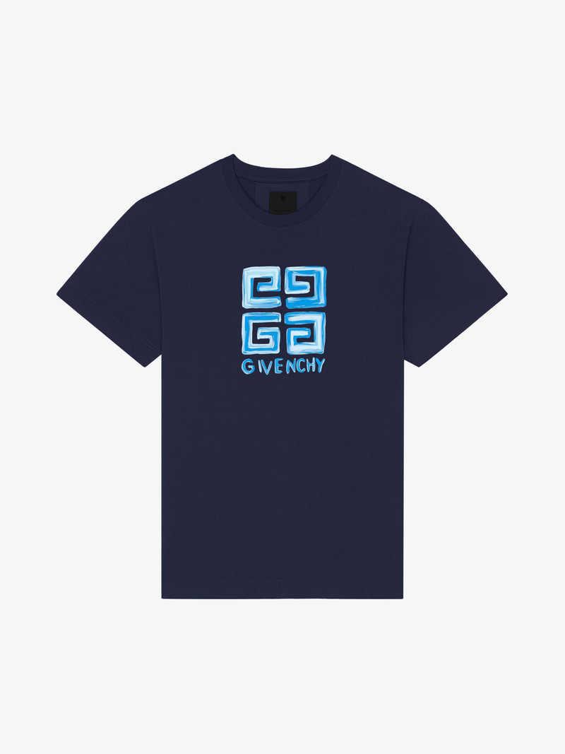 4G MULTICOLOR SLIM FIT T-SHIRT IN COTTON 1