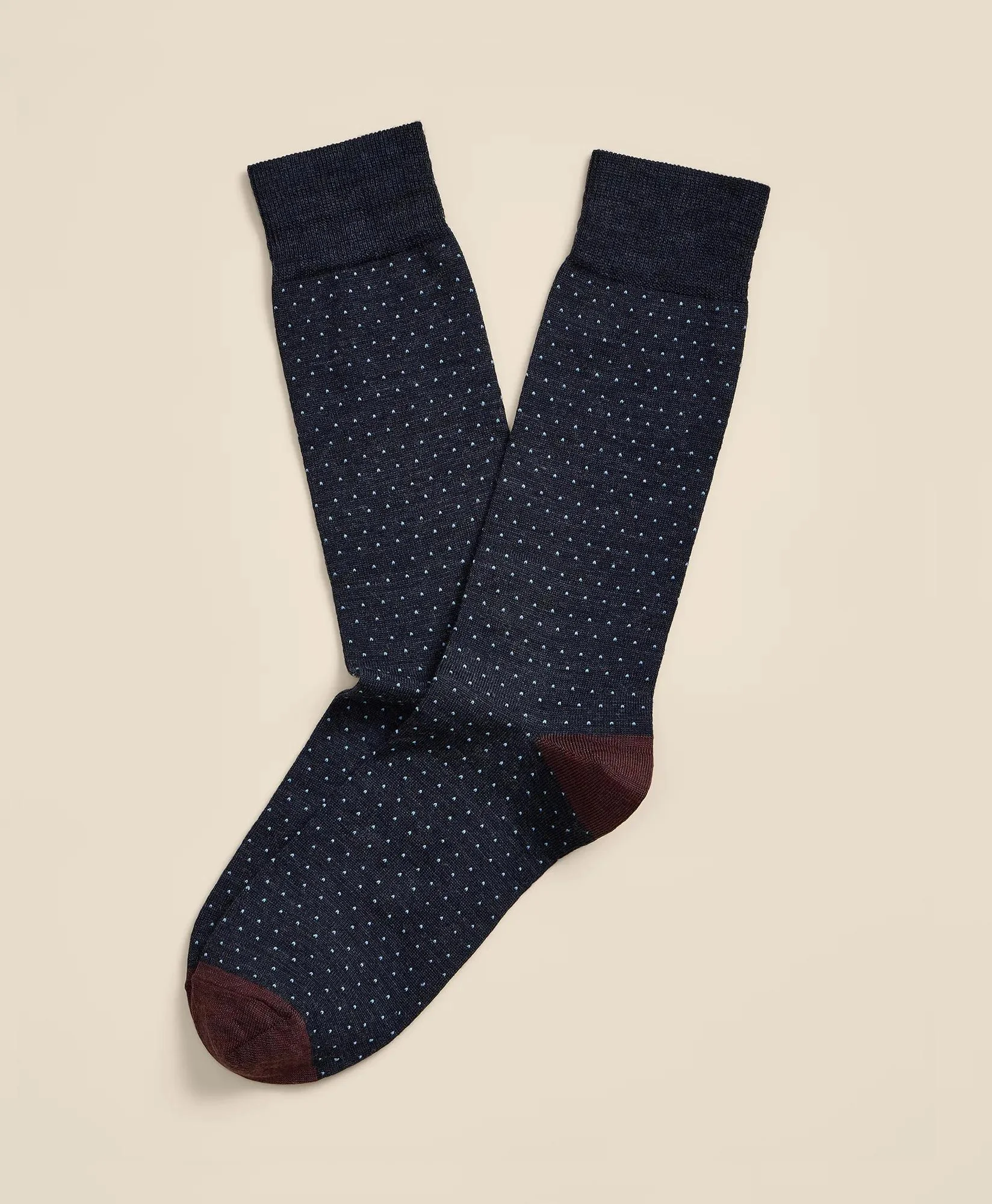 Wool-Blend Dot Socks - 1