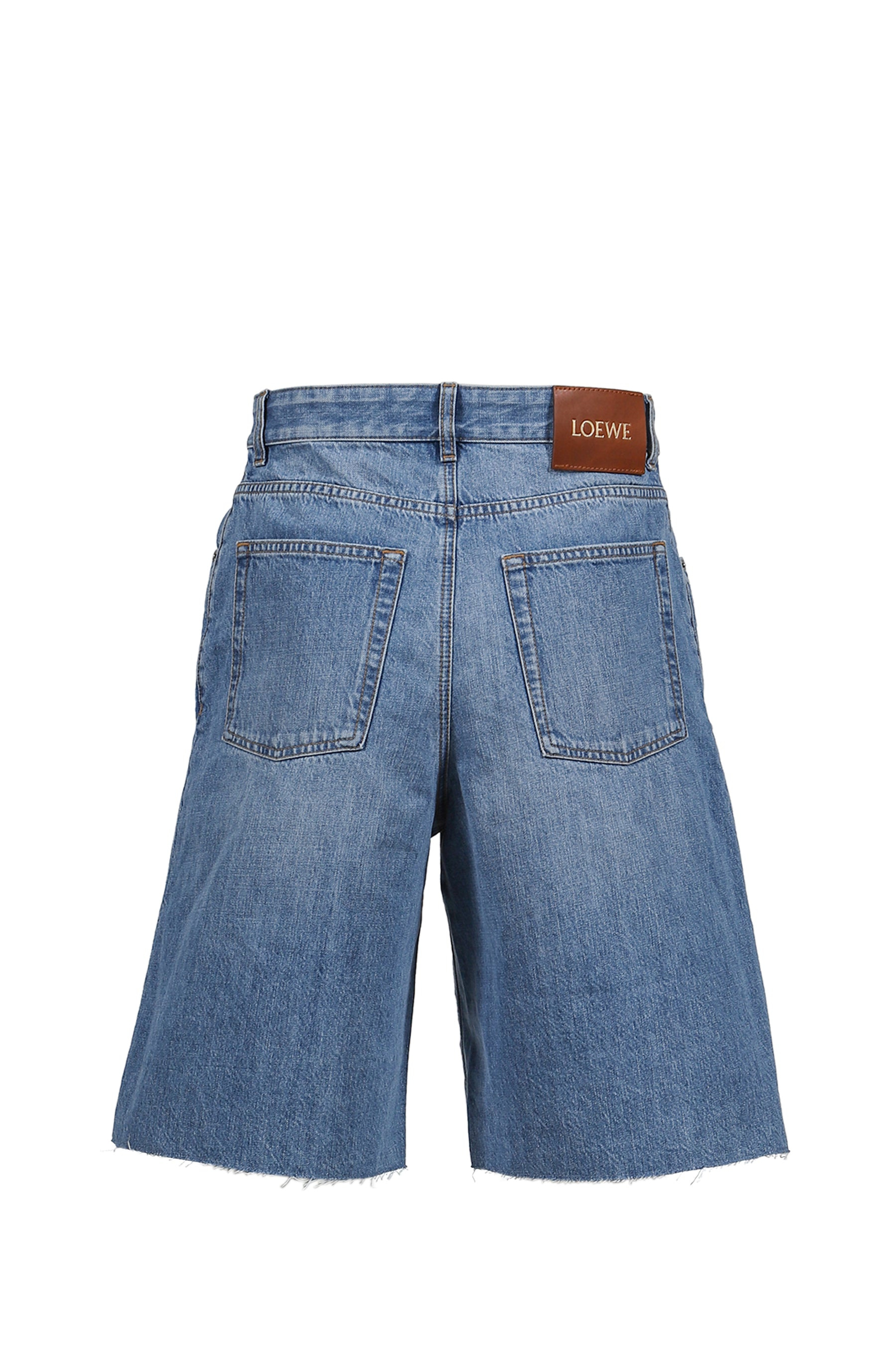 ANAGRAM SHORTS / WASHED DENIM BLU - 2