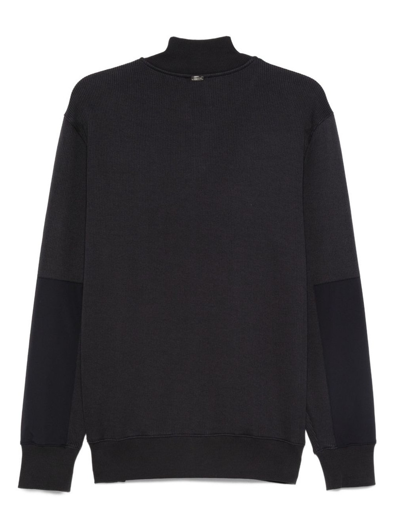 Herno ribbed cotton polo shirt outlook