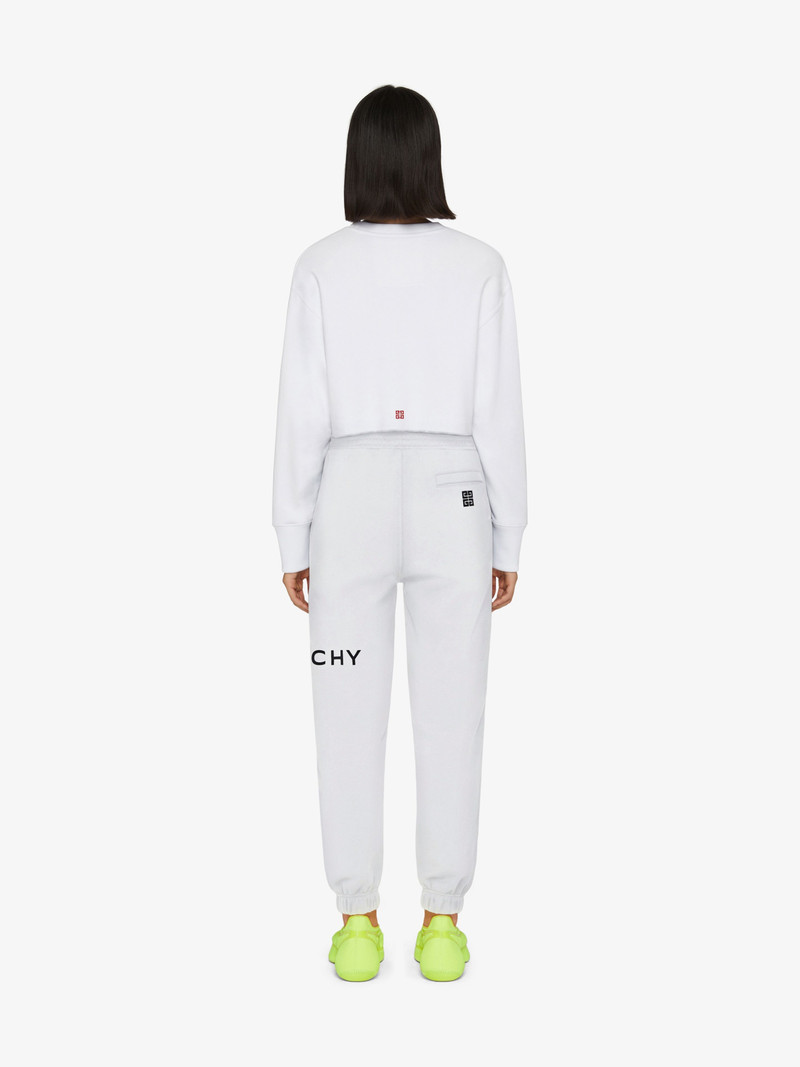 GIVENCHY ARCHETYPE SLIM FIT JOGGER PANTS IN FLEECE 4