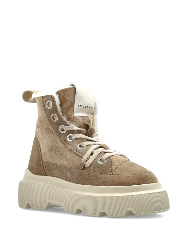 INUIKII Matilda lace-up platform boots outlook