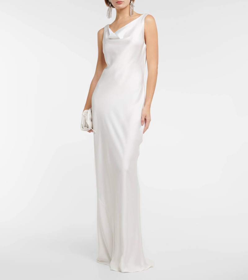 NORMA KAMALI Maria satin gown outlook