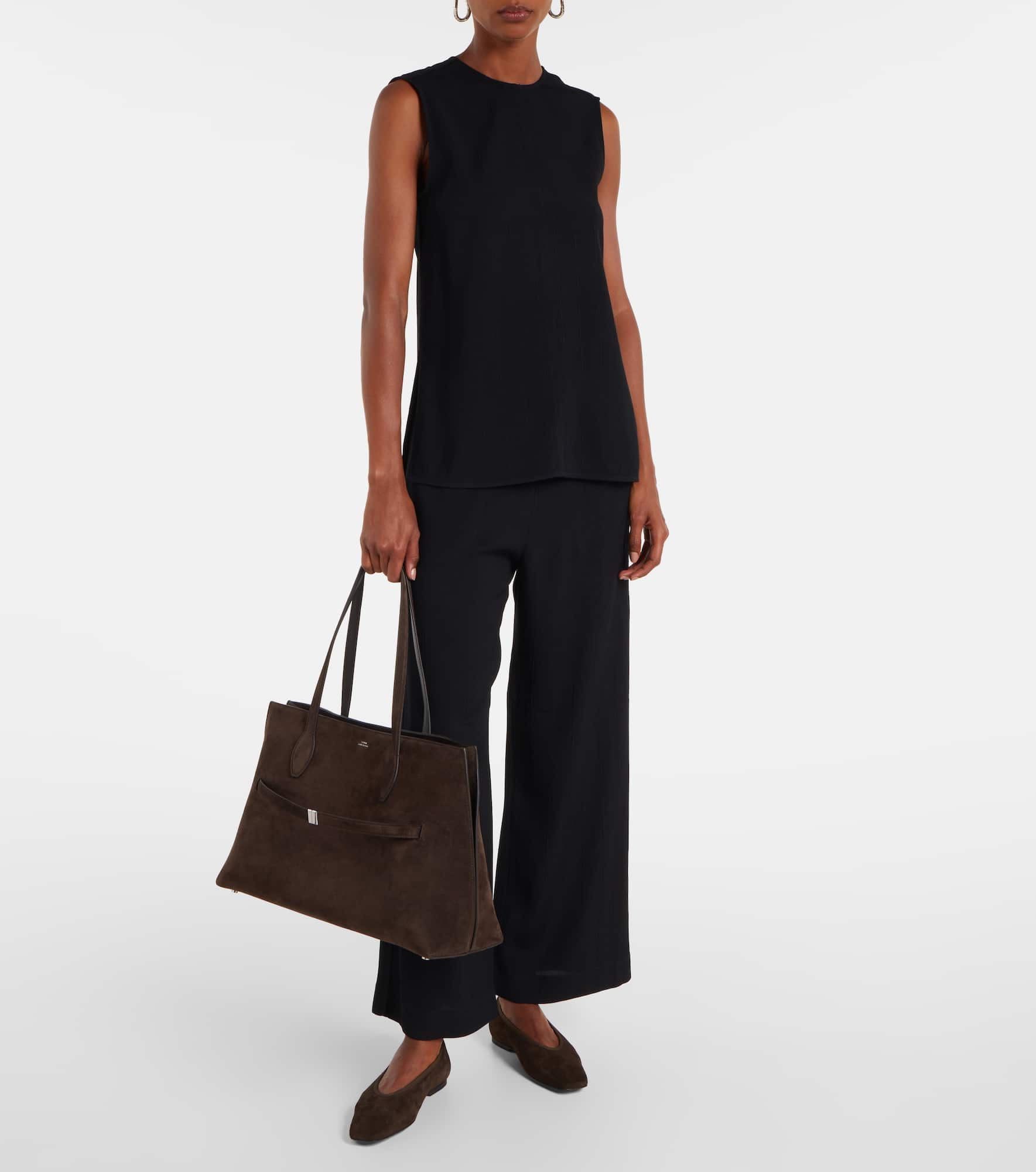 Lounge suede tote bag - 5
