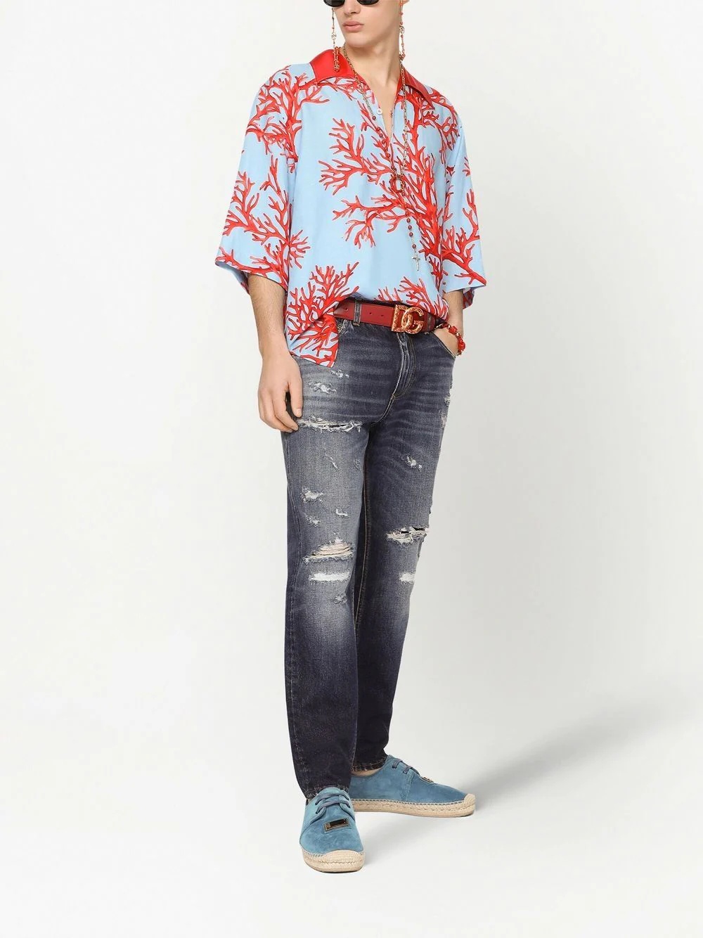 Corallo graphic-print pullover shirt - 2