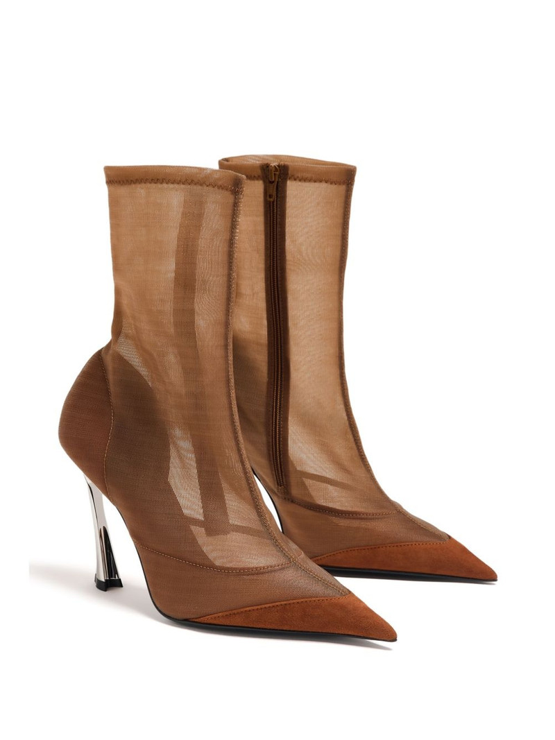 MUGLER Fang 95mm mesh boots outlook