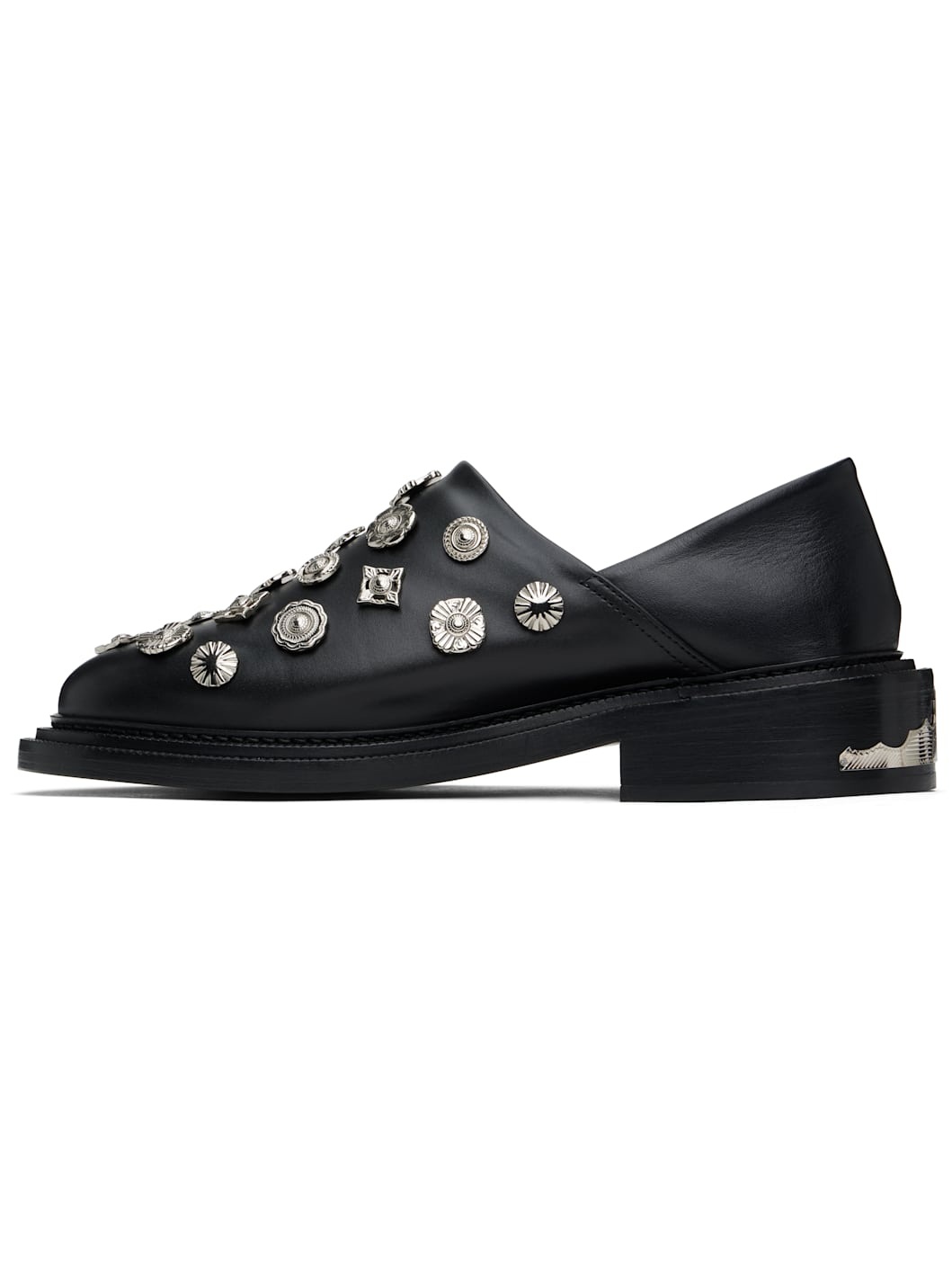 Black Leather Loafers - 3