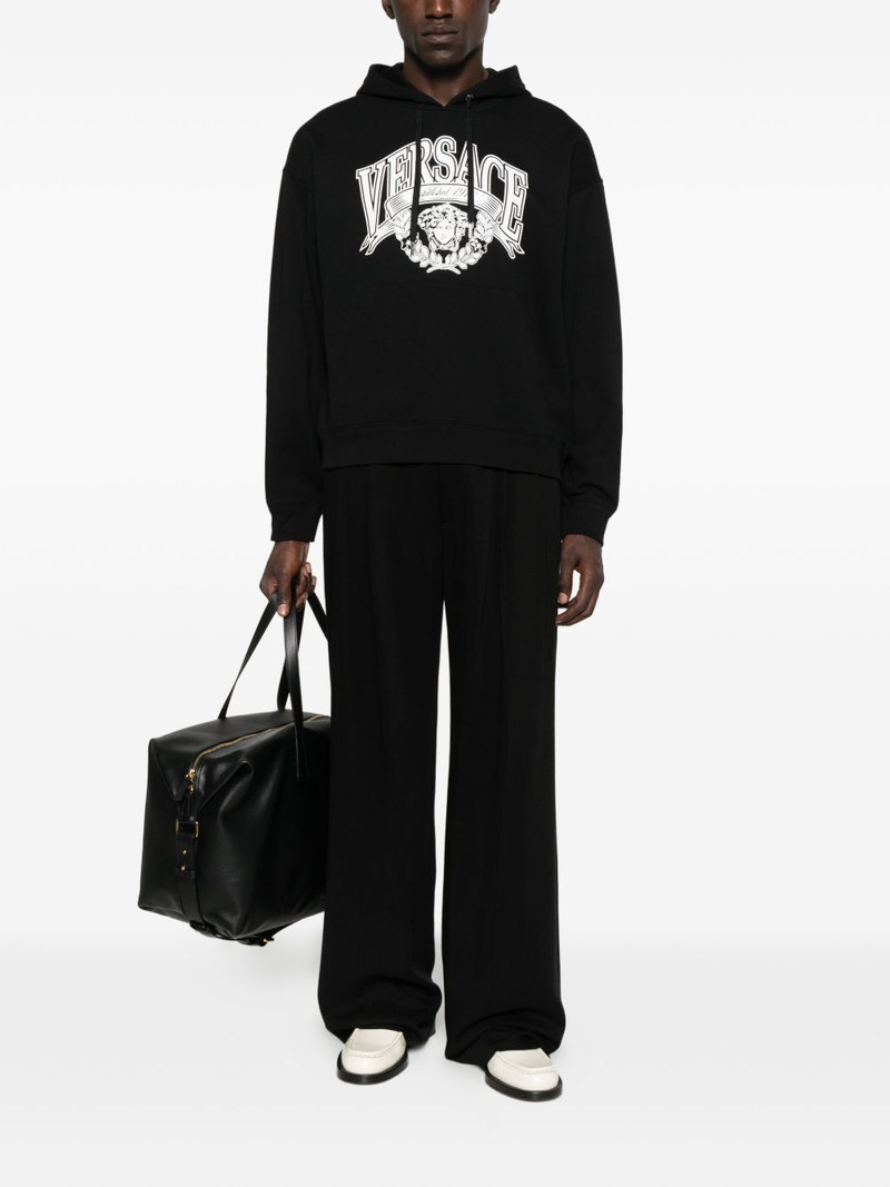 VERSACE Medusa-print hoodie outlook
