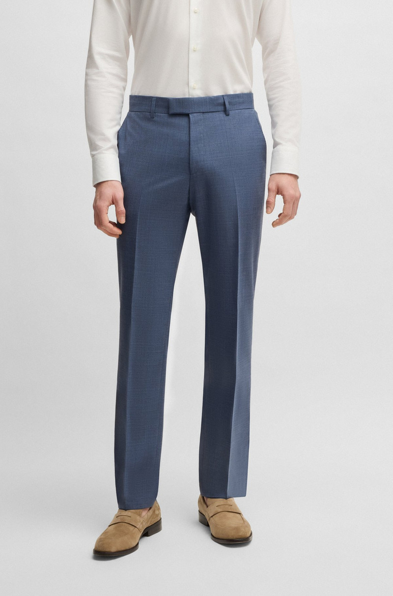 REGULAR-FIT SUIT IN PATTERNED STRETCH CLOTH 6