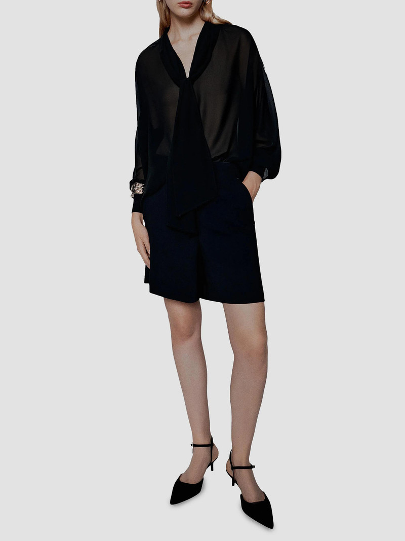 Women's Envers Satin Shorts - Black 5