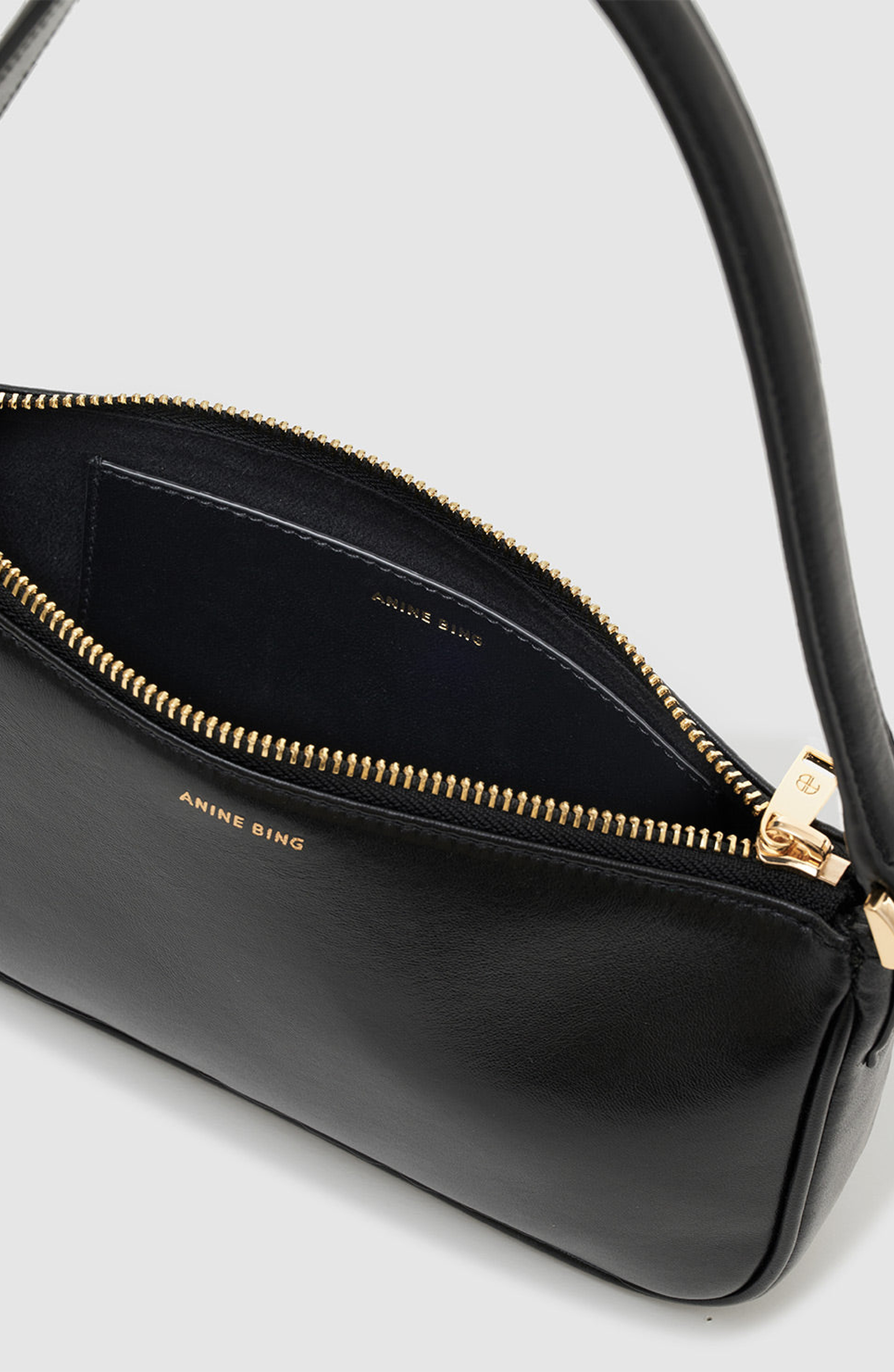 ANINE BING Mini Elly Shoulder Bag in Black at Nordstrom - 3