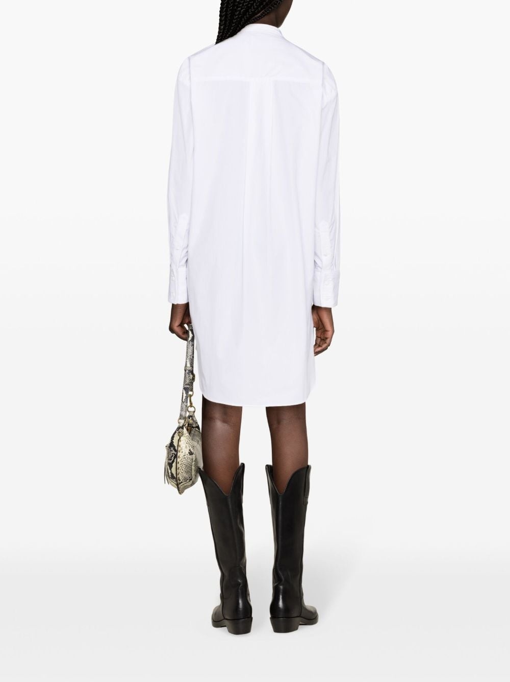 Rineta cotton shirt dress - 4