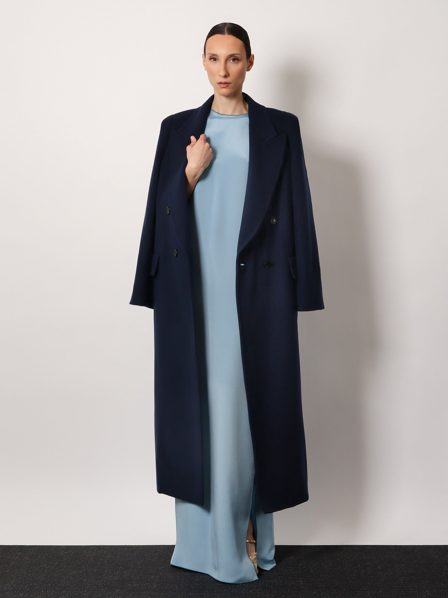Albania 1234 Max Mara Sfilata Virgin Wool And Cashmere Coat - 2