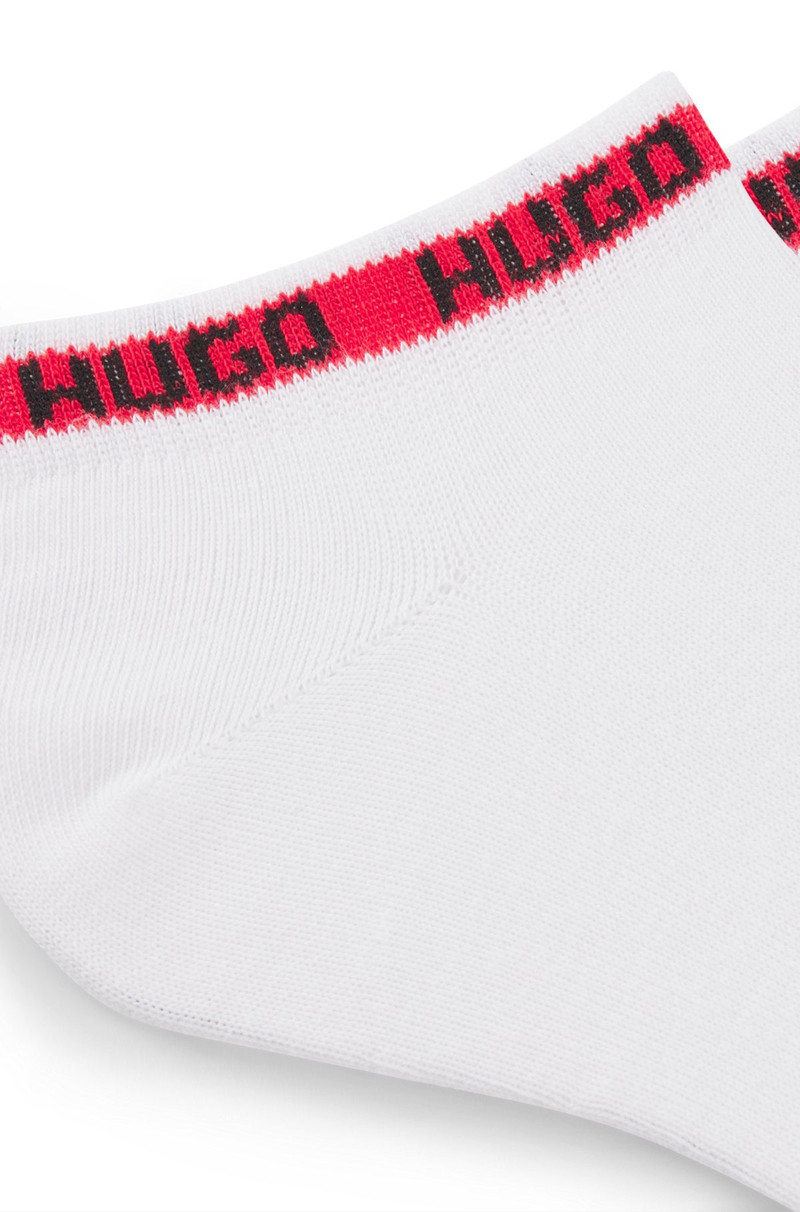 HUGO TWO-PACK OF ANKLE-LENGTH SOCKS WITH LOGOS outlook