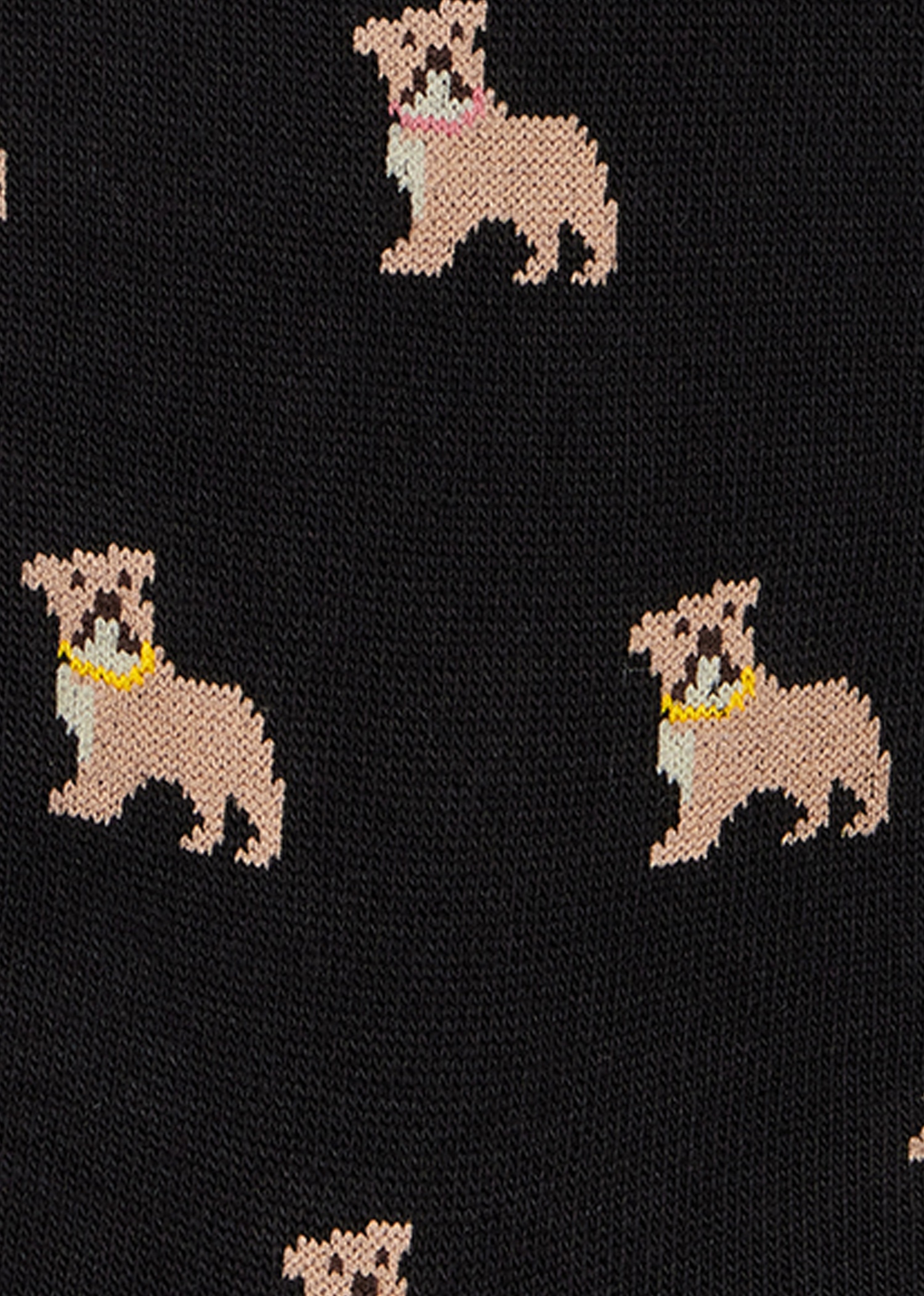 Black Cotton-Blend 'Bulldog' Socks - 3