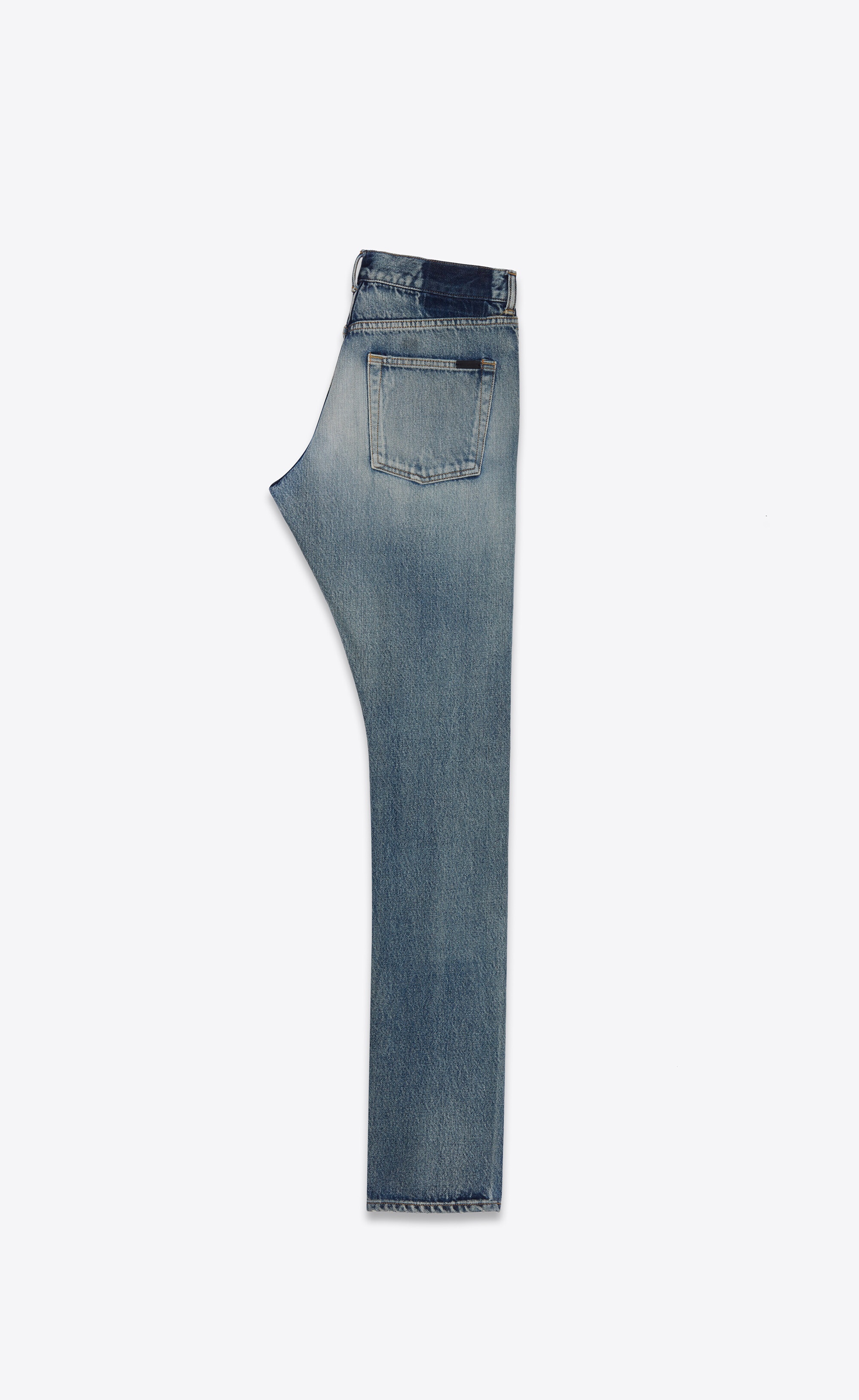 slim-fit jeans in indigo sky blue denim - 2