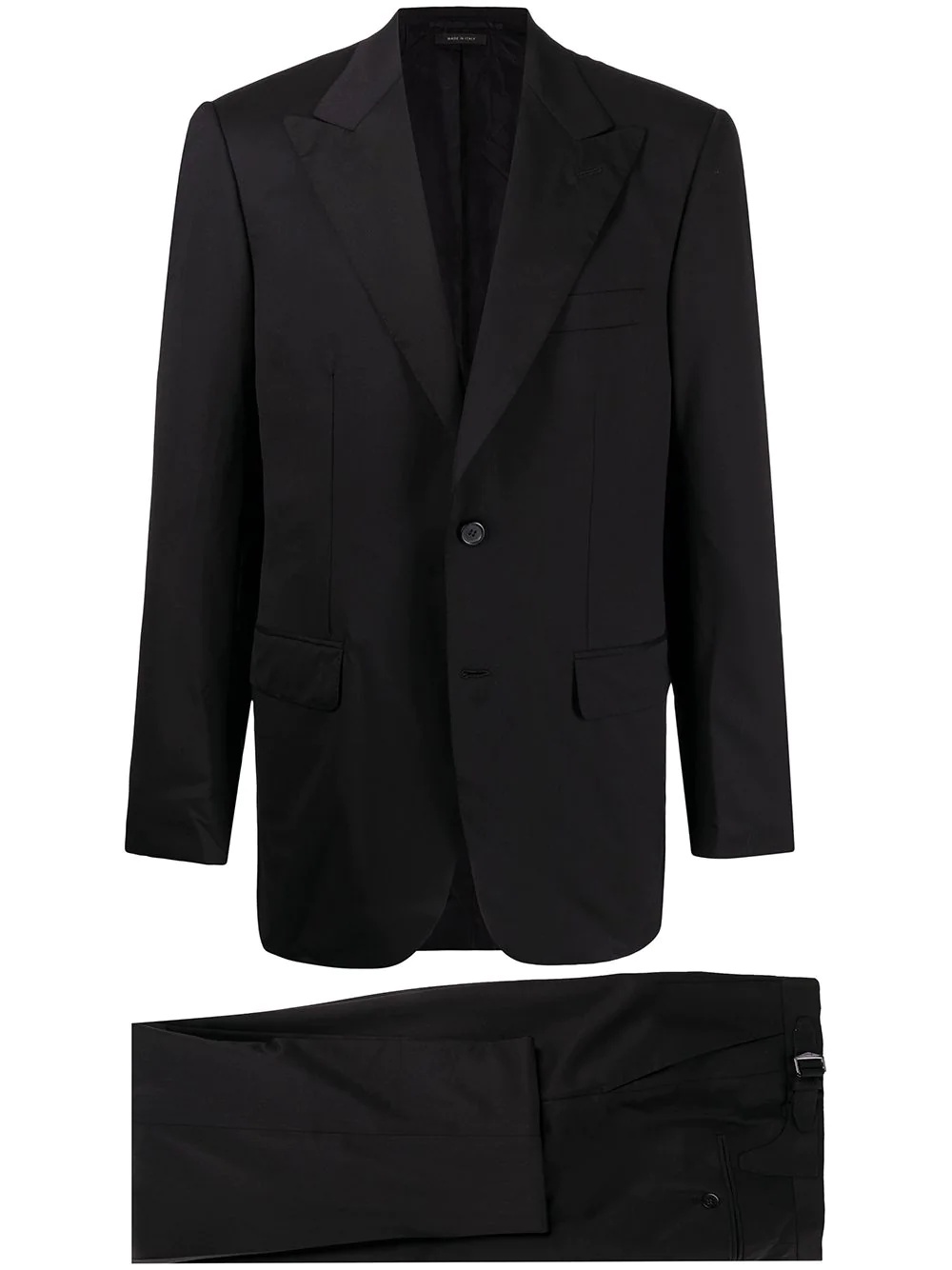 single-breasted wool blazer - 1