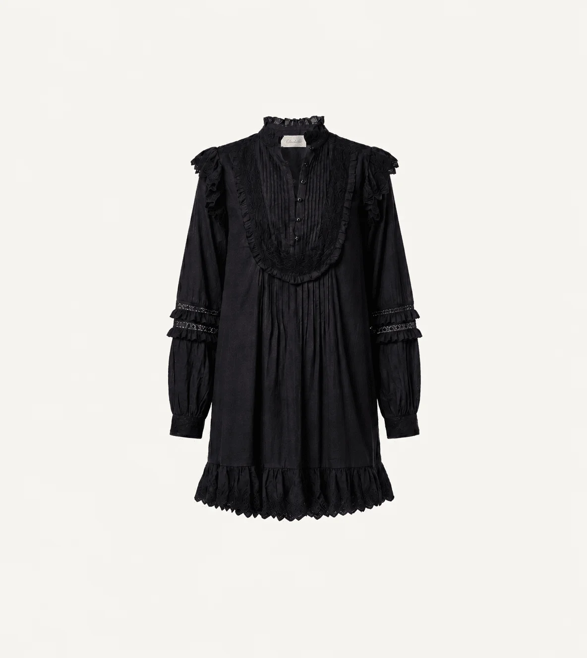 EDITH MINI DRESS | BLACK - 1