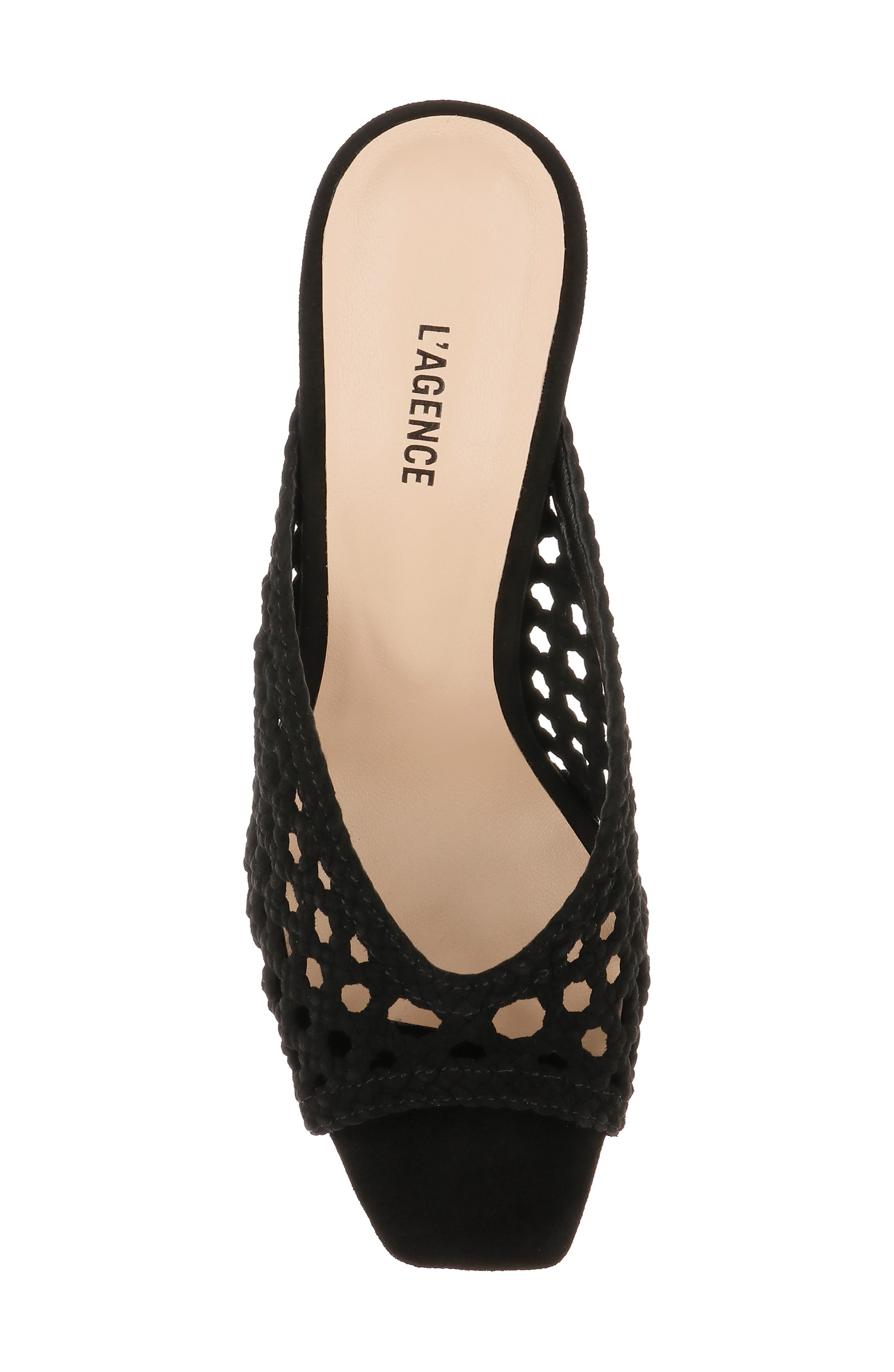 L'AGENCE Jacques Sandal in Black Suede at Nordstrom - 5