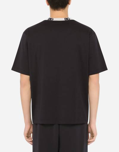 Dolce & Gabbana Cotton T-shirt with DG patch outlook