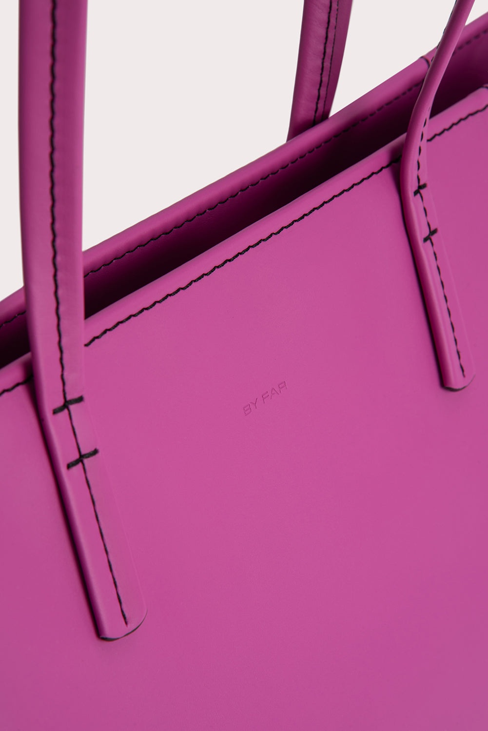 Club Tote Fuchsia Box Calf Leather 3