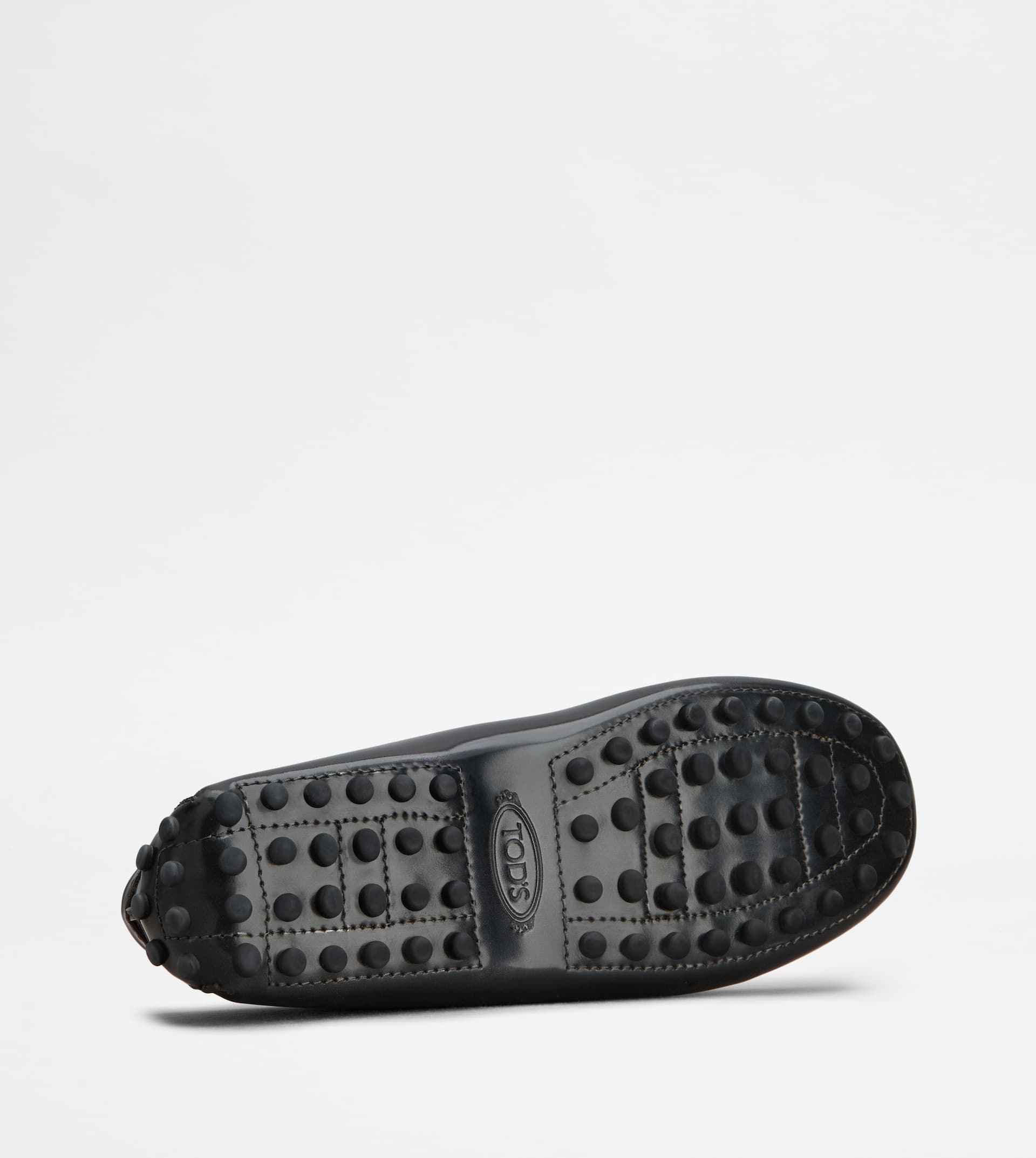 GOMMINO DRIVING SHOES IN LEATHER - GREY - 4