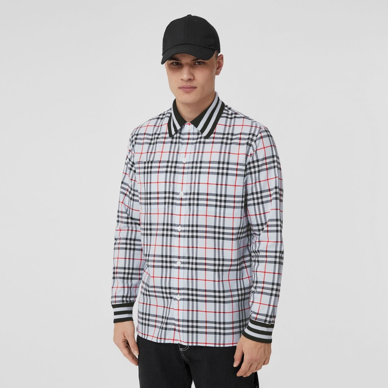 Vintage Check Cotton Poplin Shirt - 6