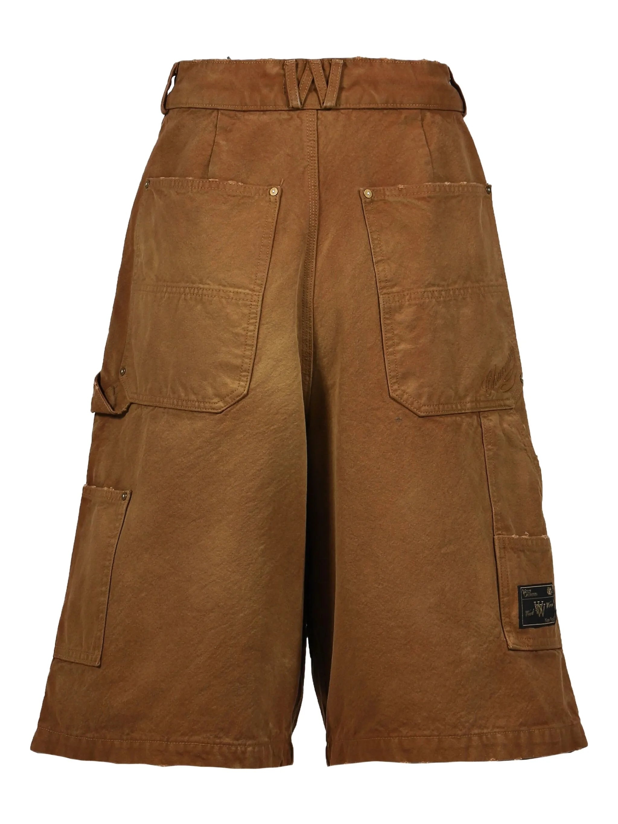 Willy Chavarria Cotton Wide-leg Shorts - 2