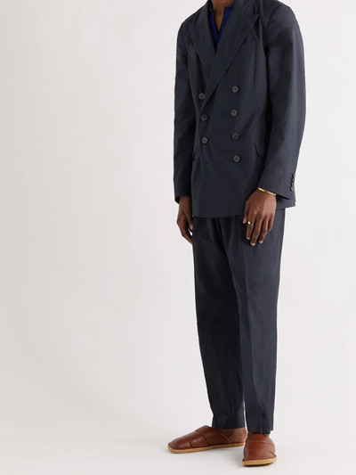 Dries Van Noten Double-Breasted Cotton Suit Jacket outlook