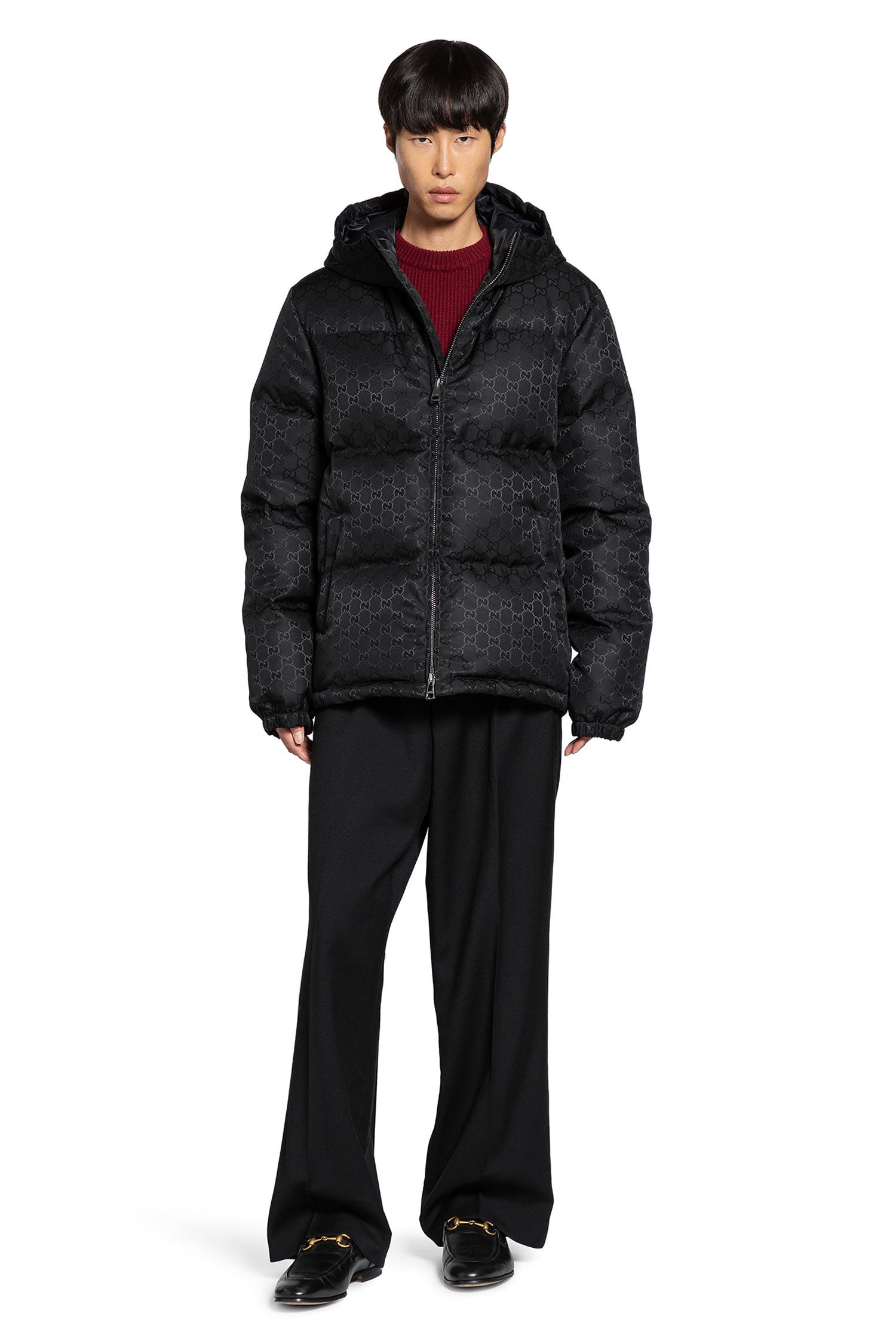 Gg Nylon Down Hooded Down Jacket - 5