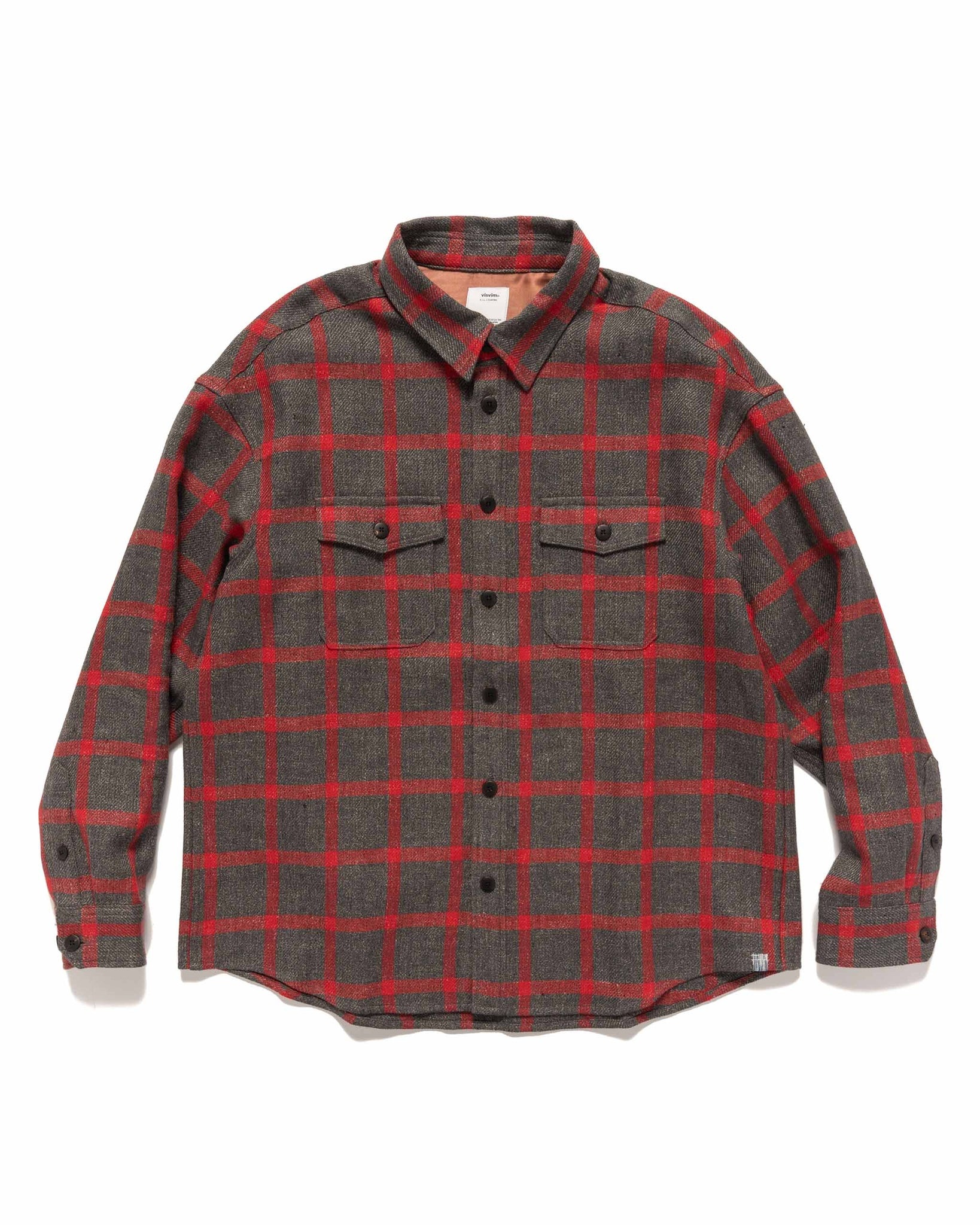 visvim Lumber L/S Charcoal | havenshop | REVERSIBLE visvim Lumber L/S Charcoal | havenshop | REVERSIBLE