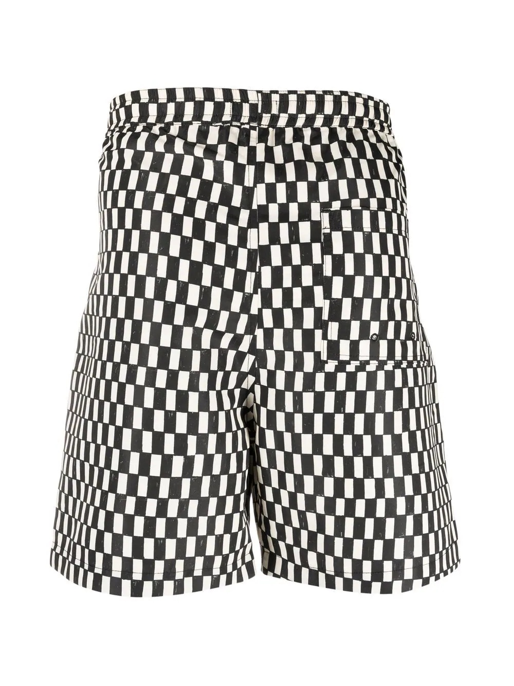 check-print swim shorts - 2