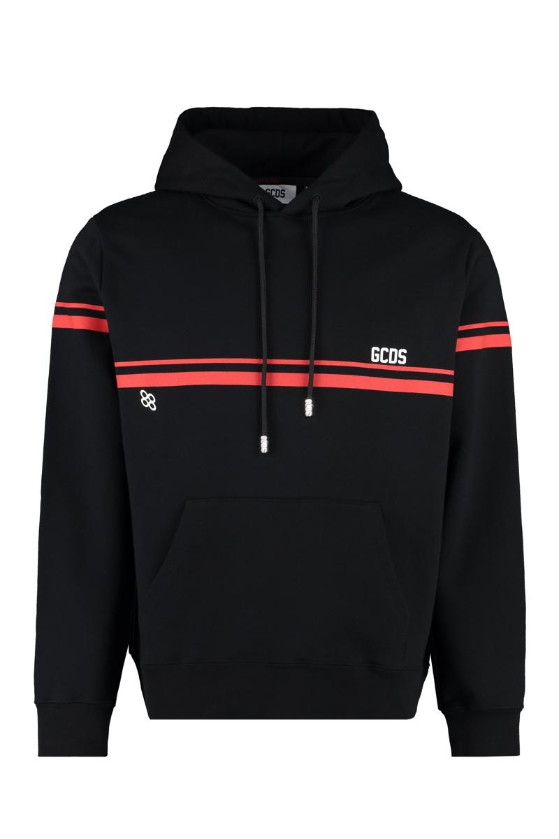 GCDS GCDS HOODED SWEATSHIRT baltini REVERSIBLE