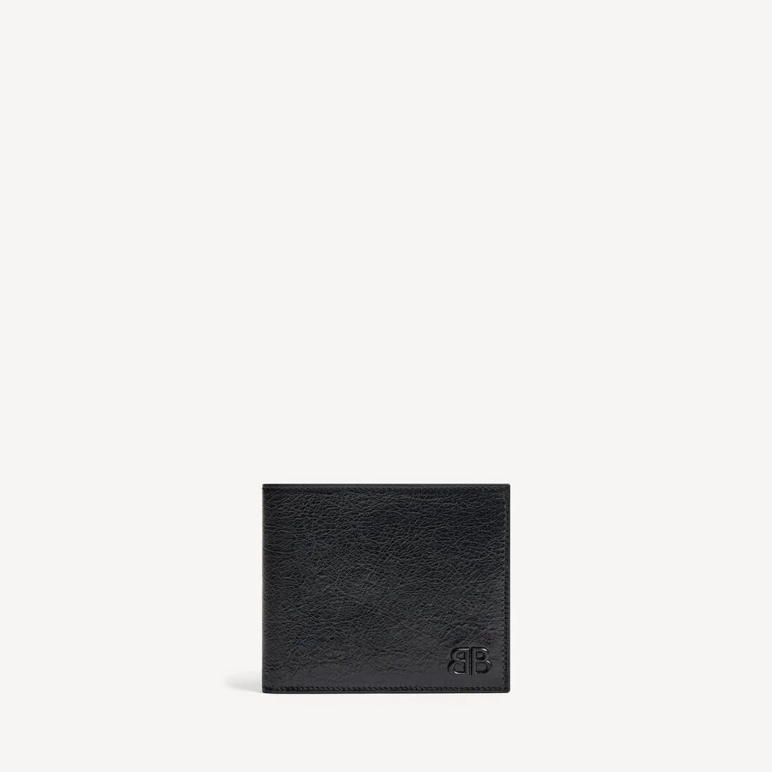Men's Monaco Square Folded Wallet in Black - 1