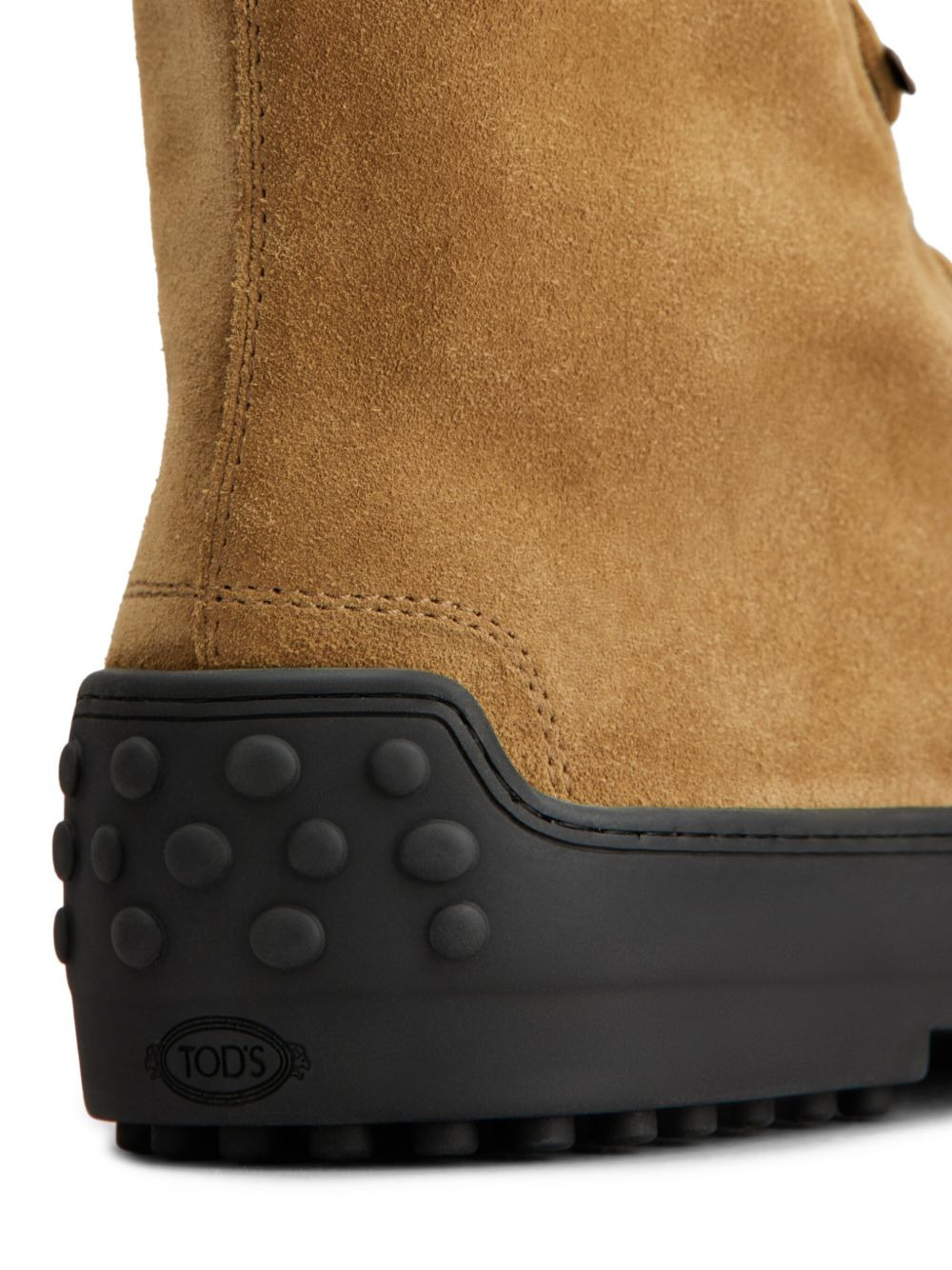 suede combat boots - 5