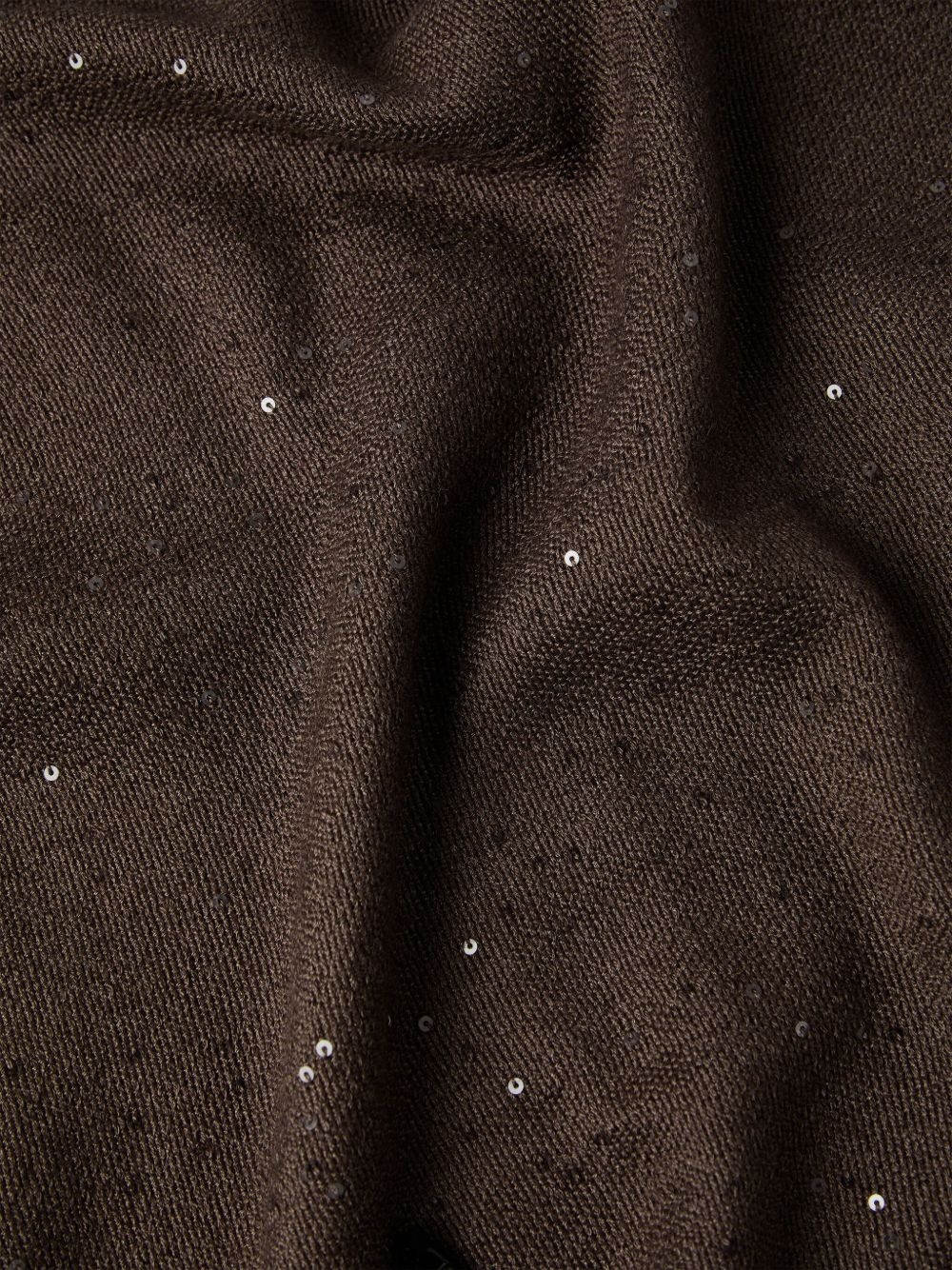 sequin-embellished scarf - 4