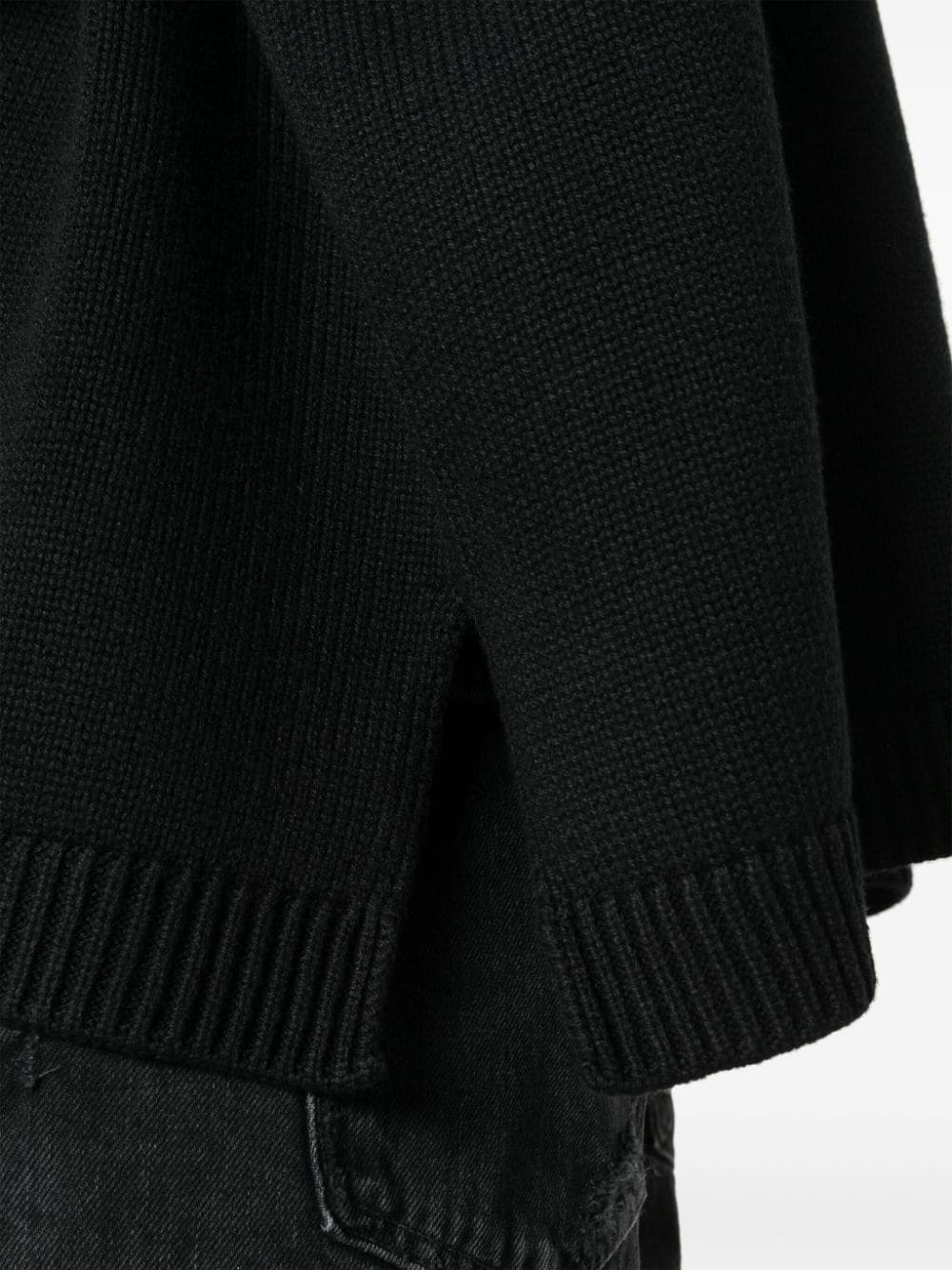 Rhea trapeze roll-neck jumper - 5