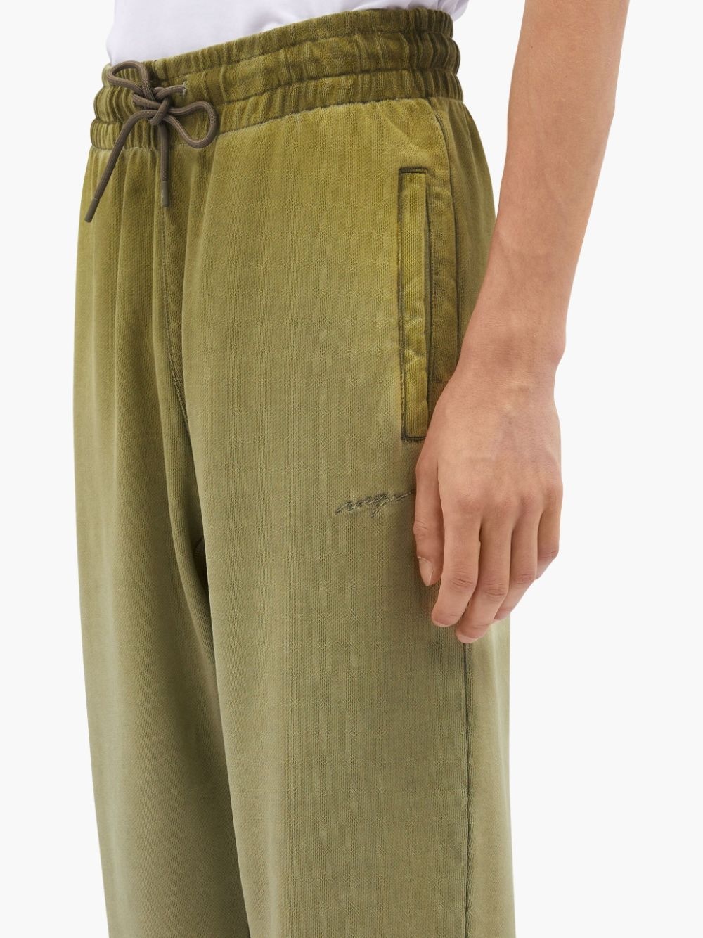 drawstring straight-leg trousers - 5
