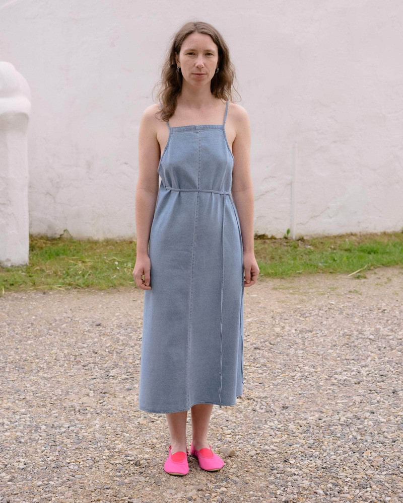 Yumi Apron Dress - Silk Cotton 1