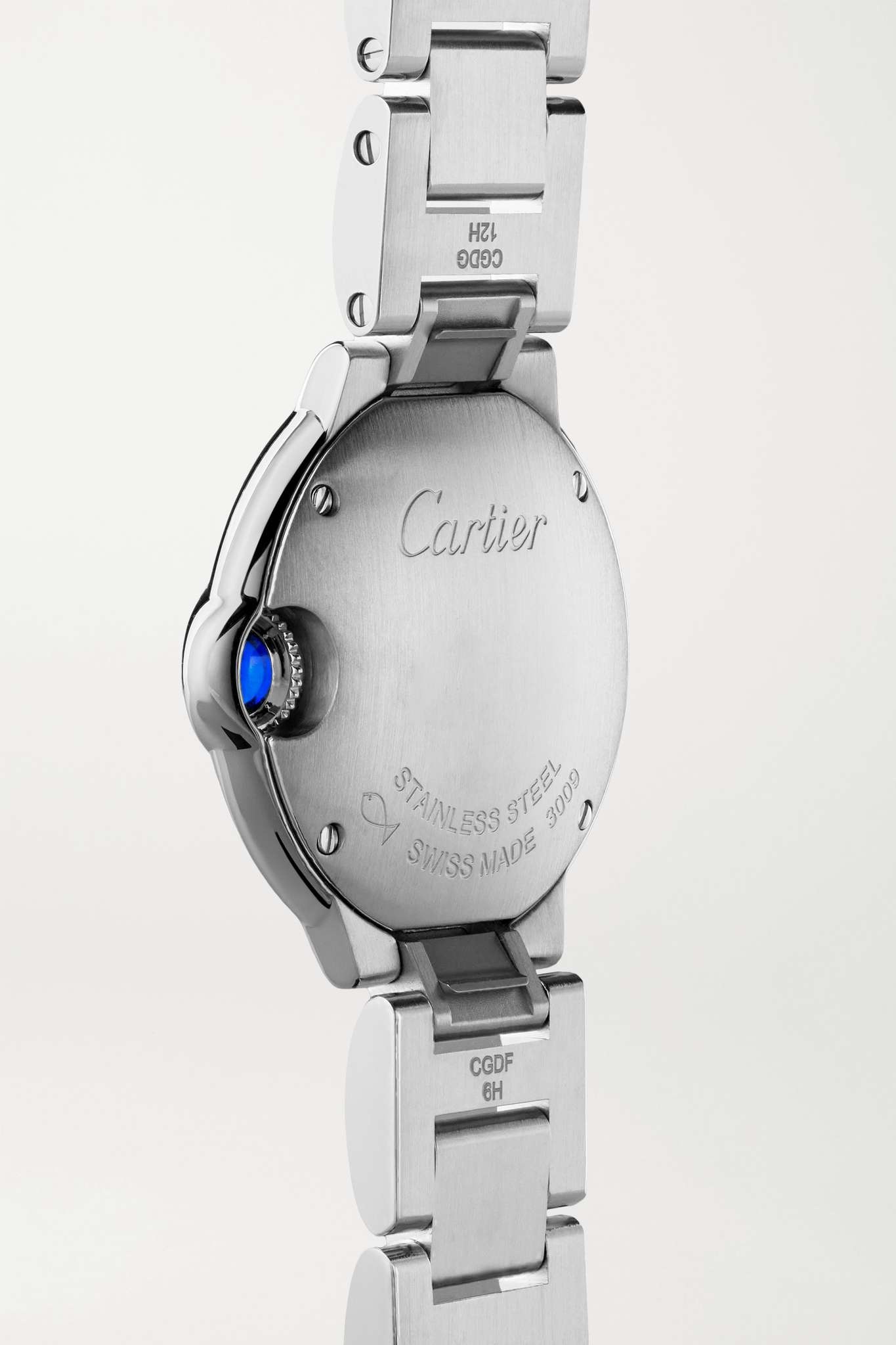 Ballon Bleu de Cartier 28mm stainless steel and diamond watch - 4