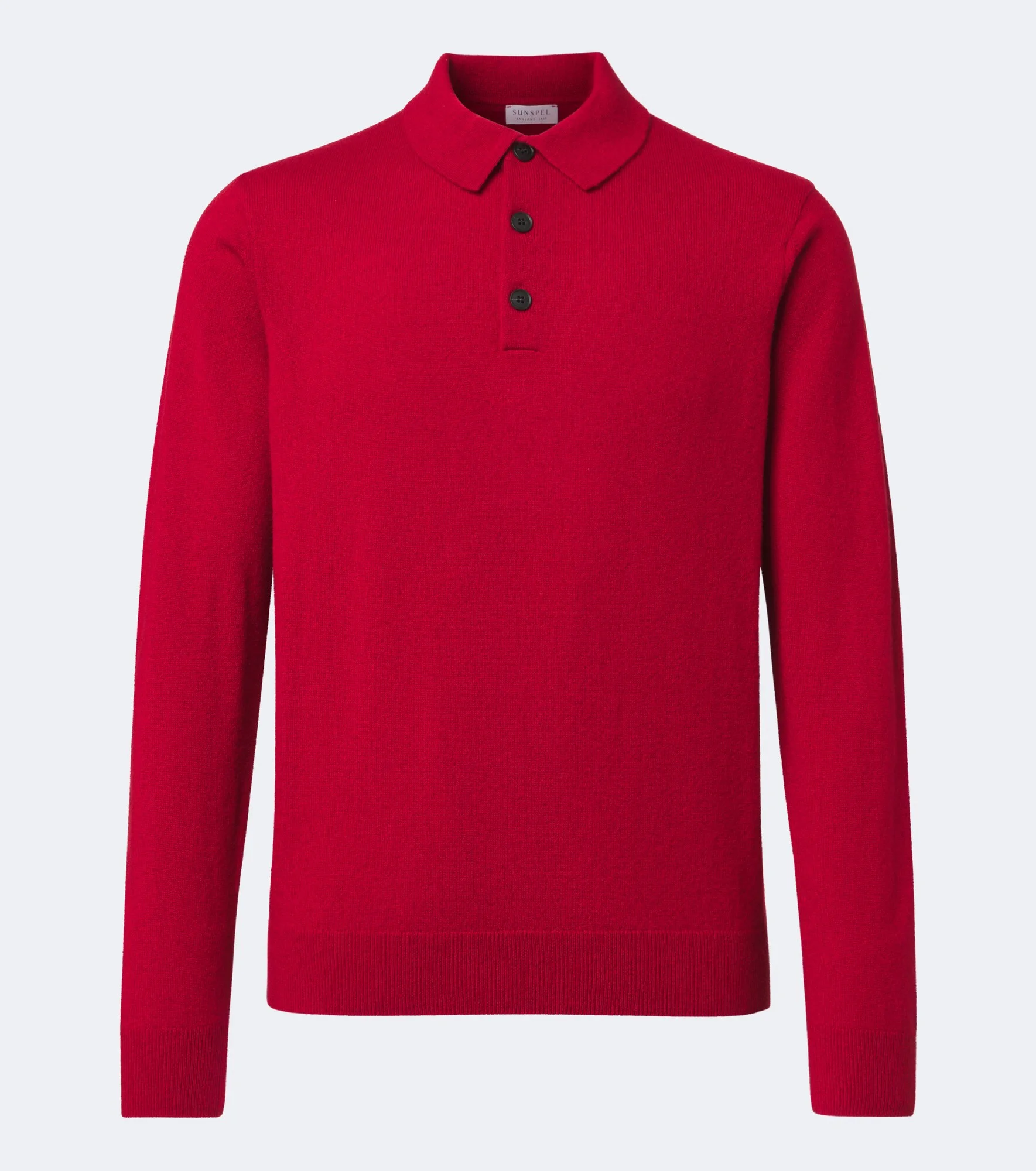Cashmere polo sweater - 1