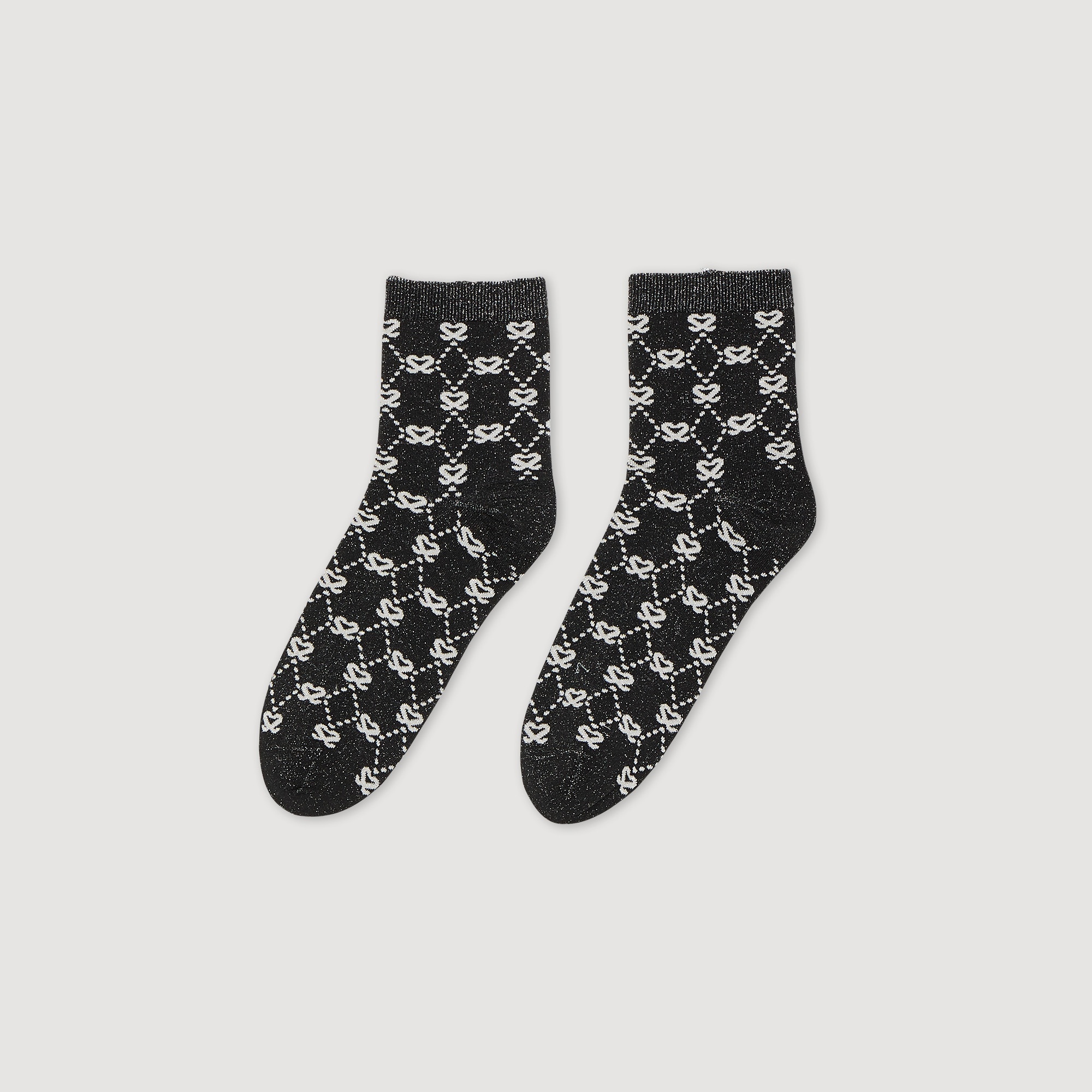 Double S jacquard socks - 1