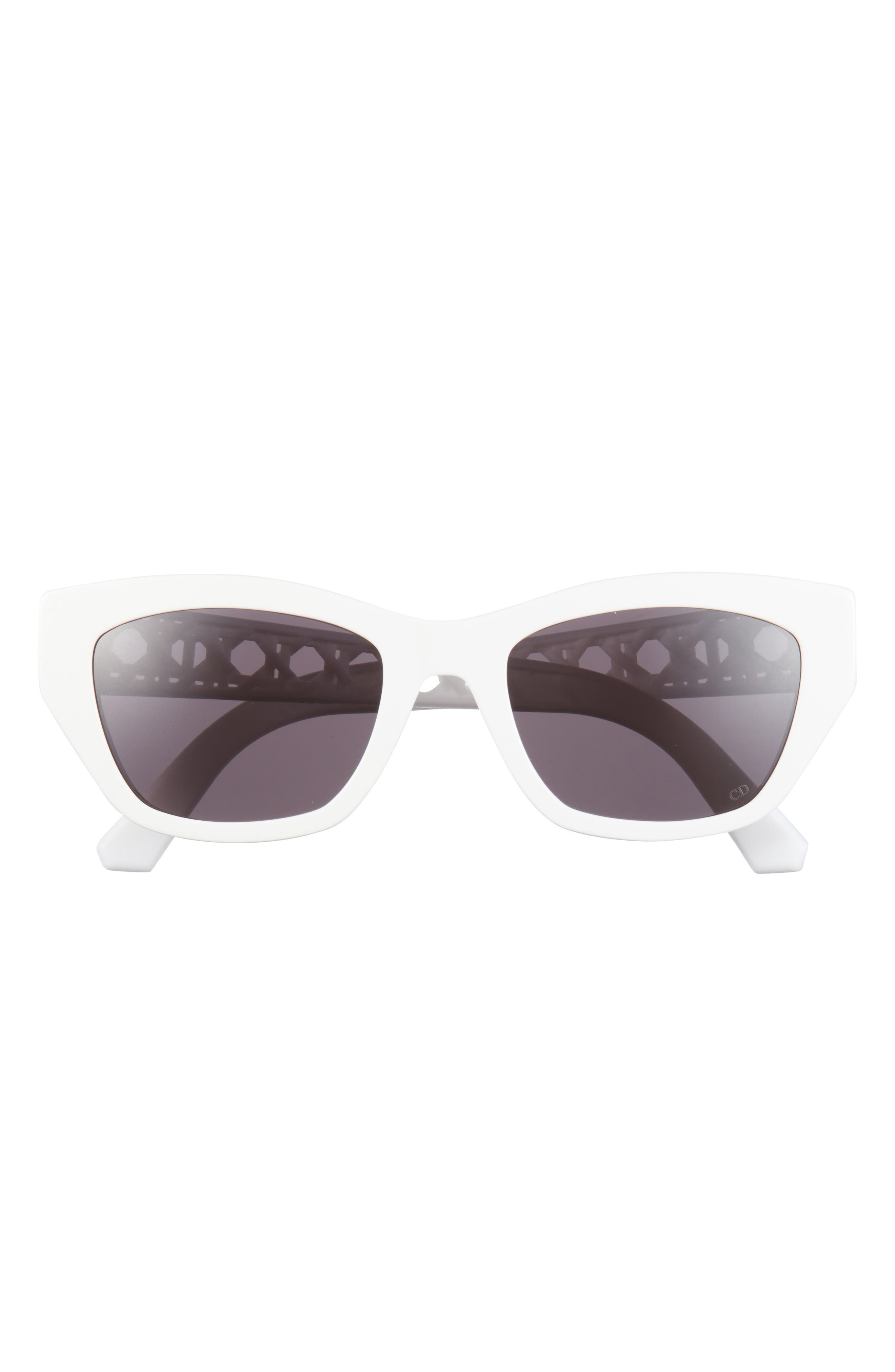 VeryDior S2I Butterfly Sunglasses in White /Smoke at Nordstrom - 1