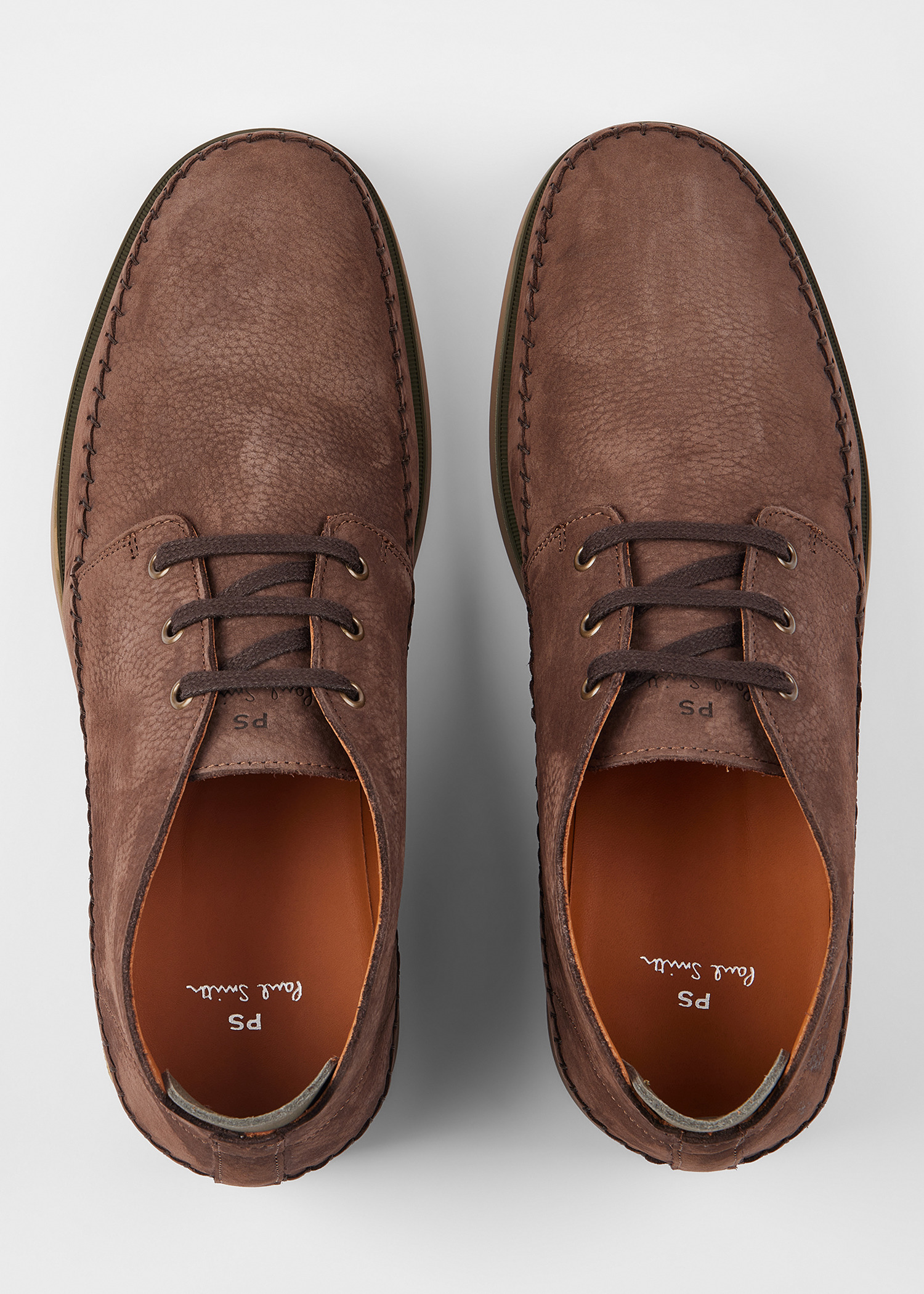 Brown Nubuck 'Crane' Chukka Boots - 5