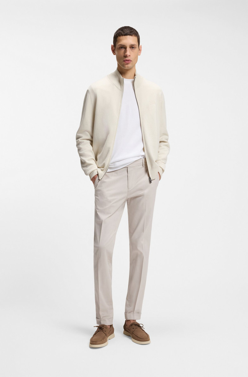 BOSS MERCERISED-COTTON T-SHIRT WITH DOUBLE B MONOGRAM outlook