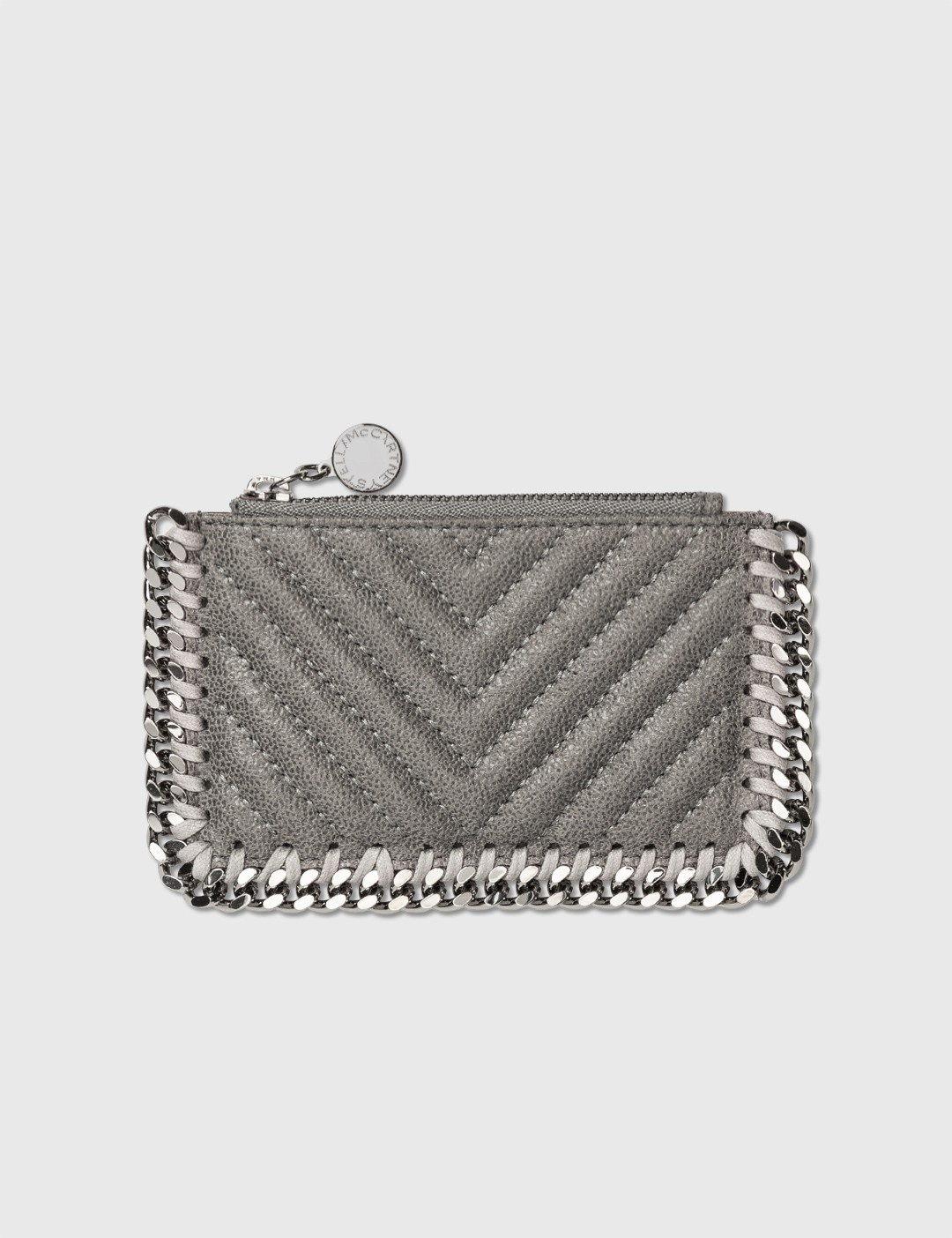 FALABELLA CHEVRON QUILTED CARD HOLDER - 1