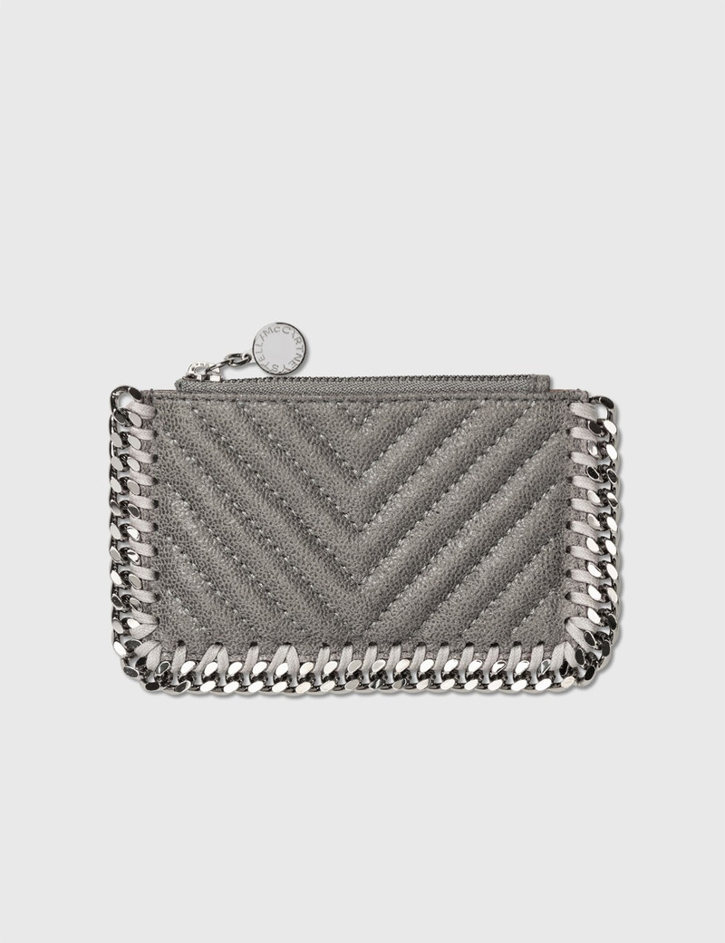 FALABELLA CHEVRON QUILTED CARD HOLDER 1